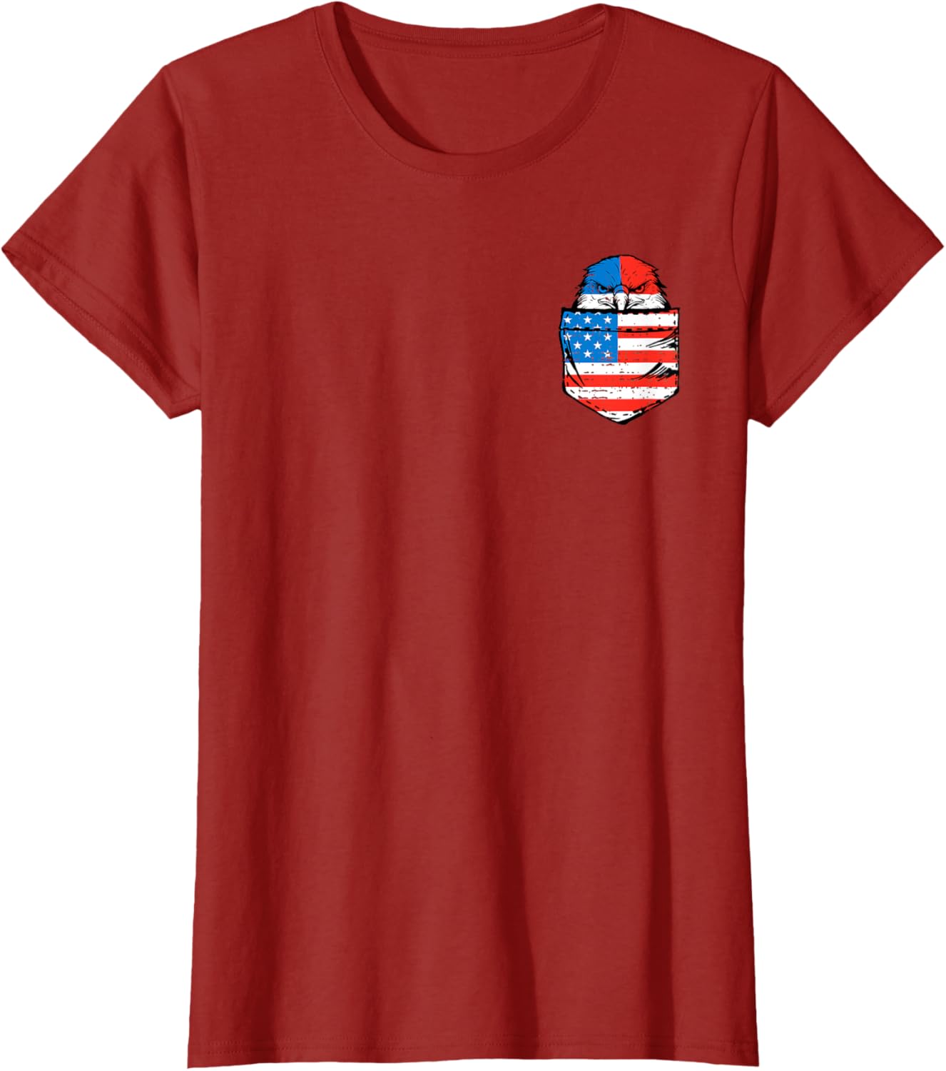 Eagle USA Flag Pocket American Funny 4th Of July Fourth