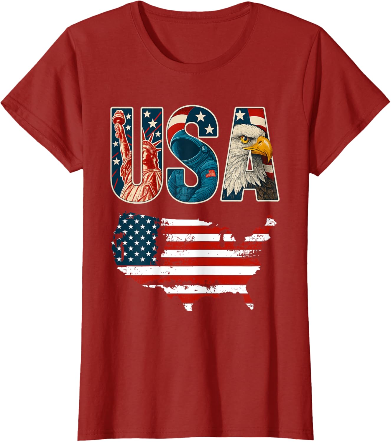 USA US Patriotic 4th of July America Flag Freedom Eagle