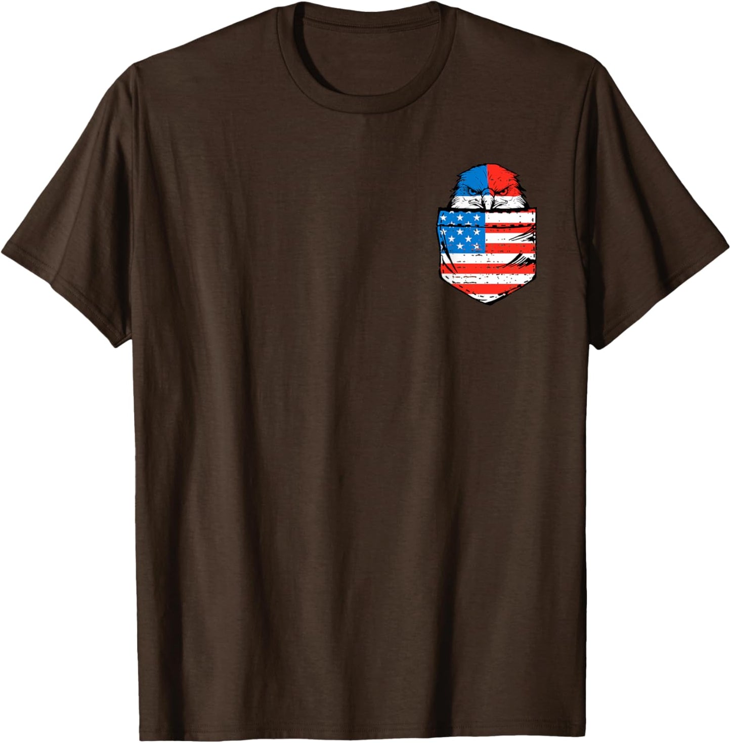 Eagle USA Flag Pocket American Funny 4th Of July Fourth
