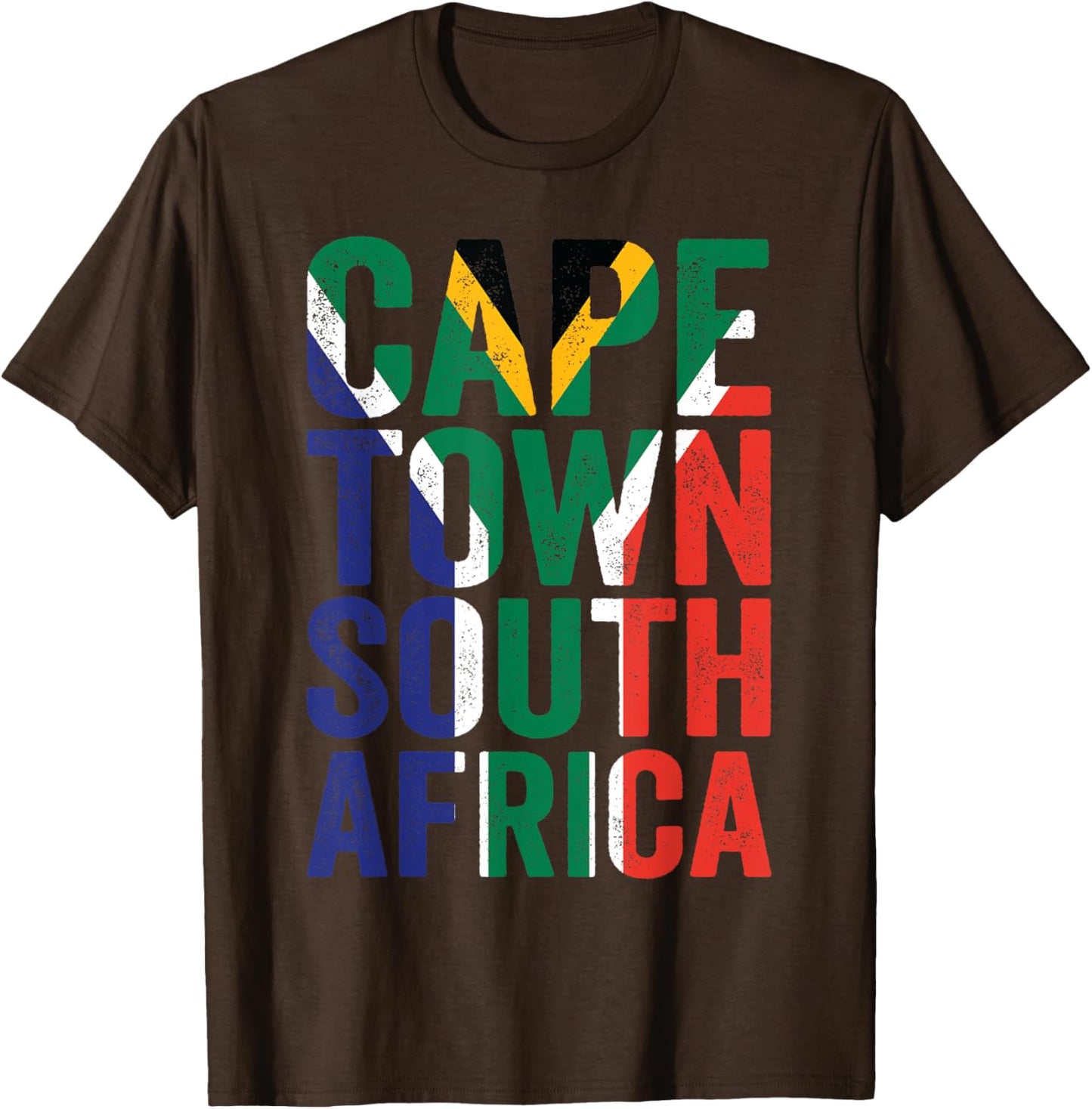 Cape Town South Africa Retro Flag Travel Vacation Souvenir