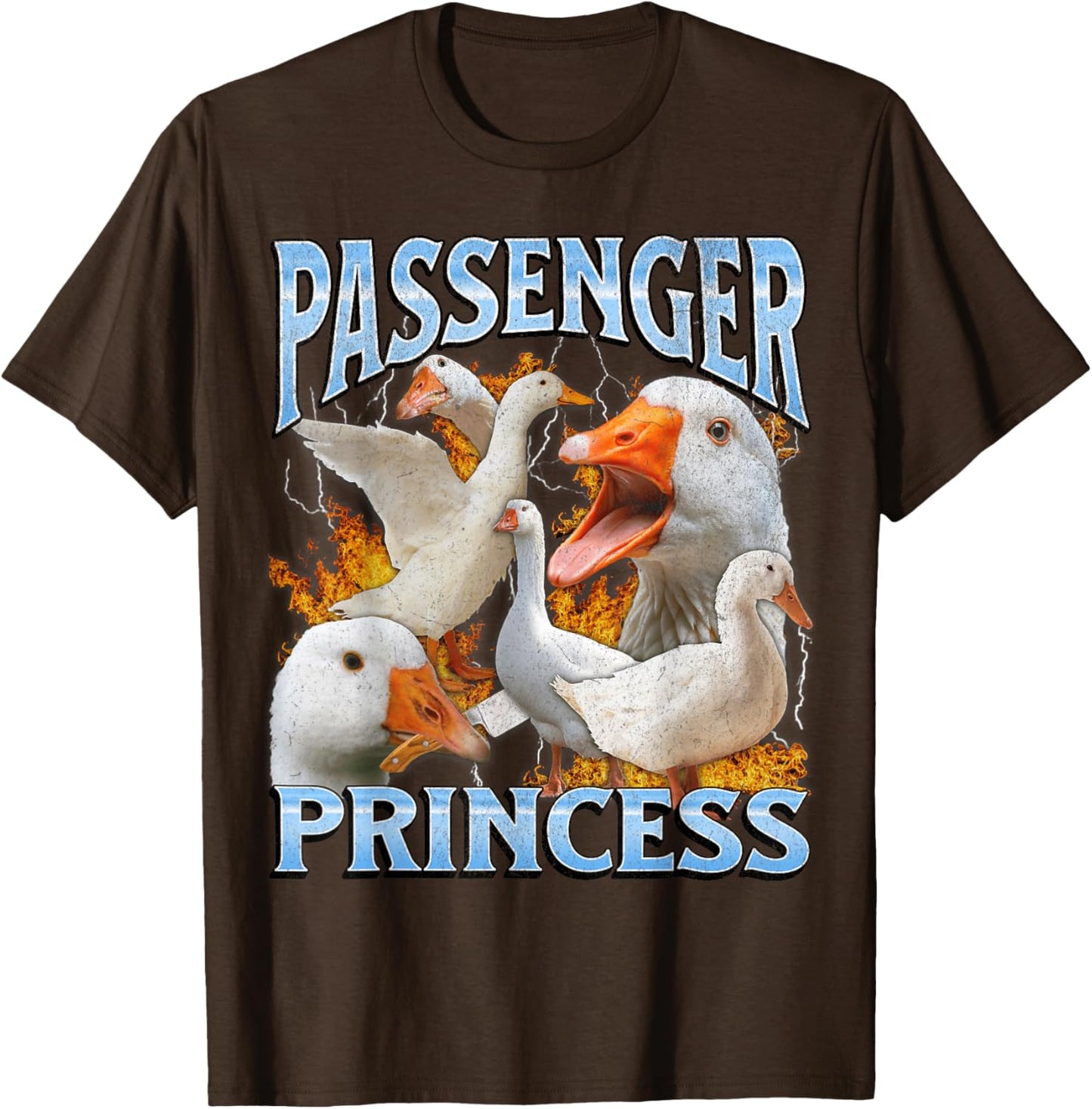 Passenger Princess Funny Goose Meme Bootleg Y2K Graphic