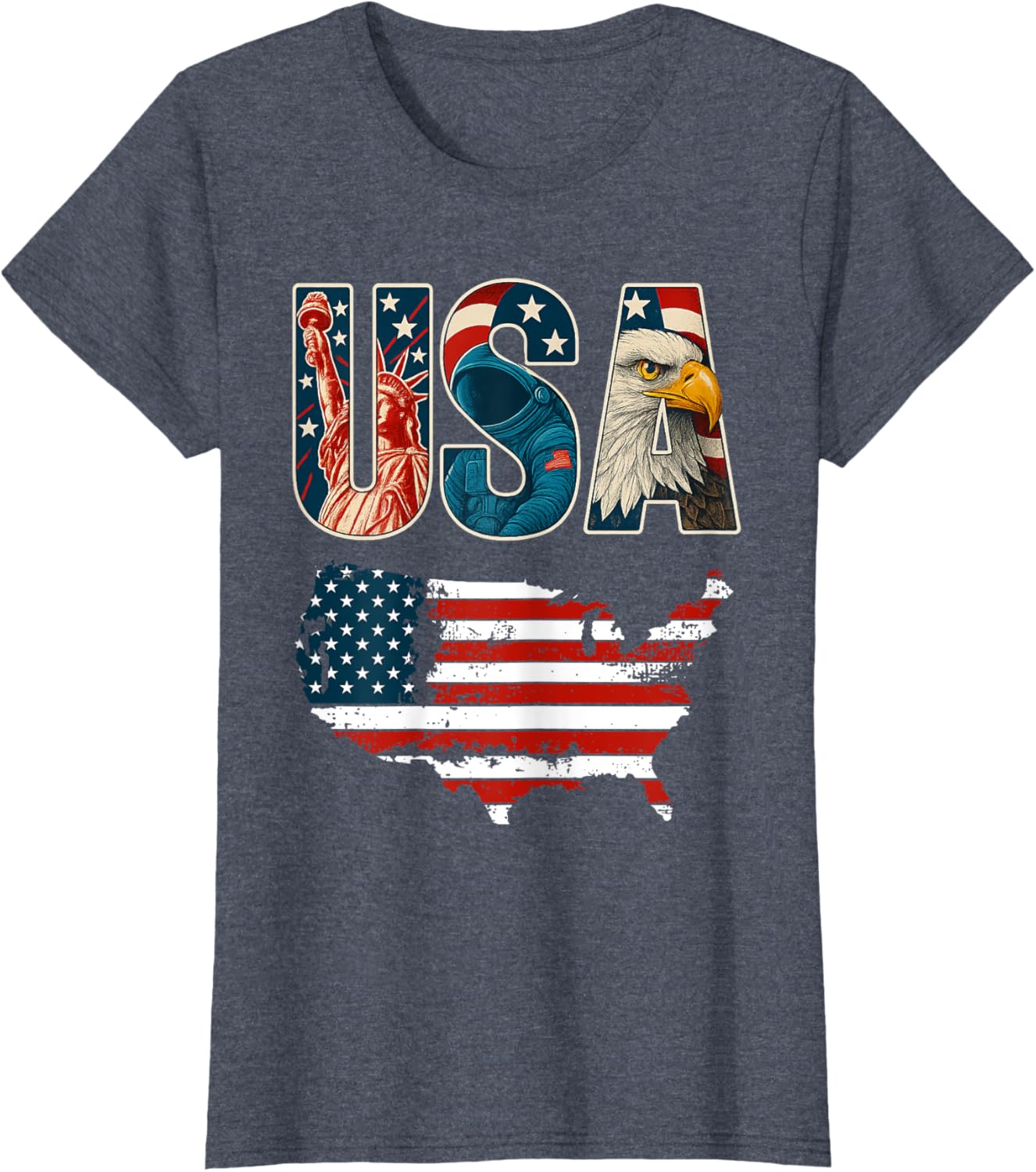 USA US Patriotic 4th of July America Flag Freedom Eagle
