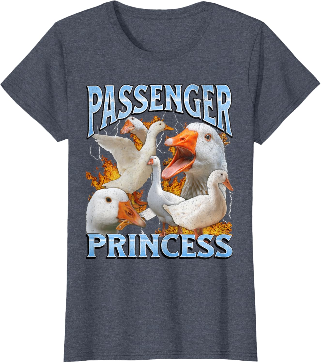 Passenger Princess Funny Goose Meme Bootleg Y2K Graphic