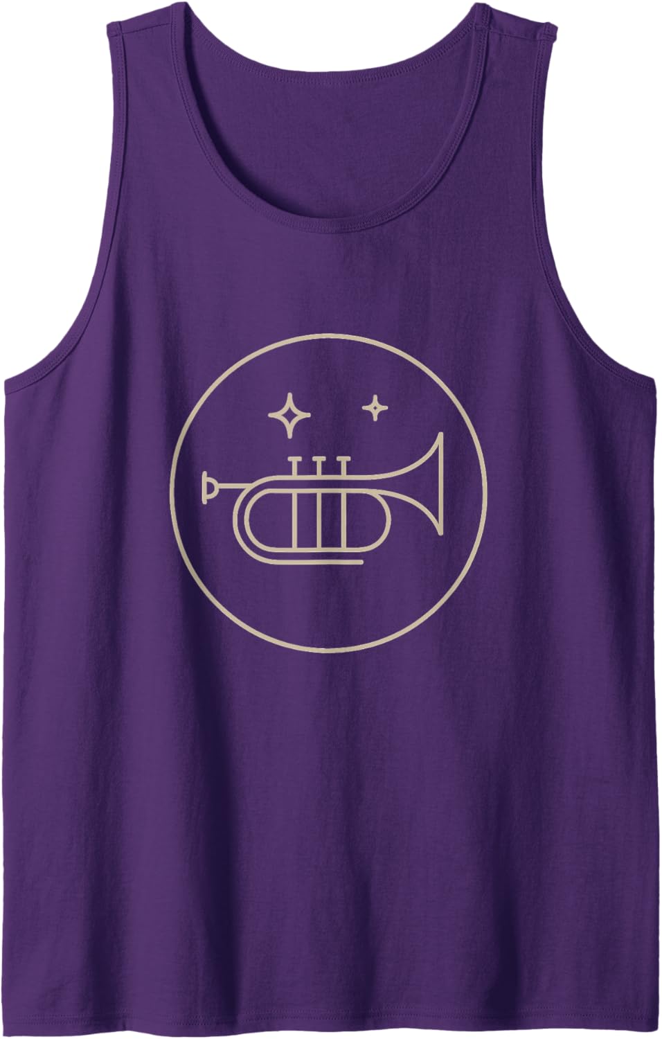 Monoline Trumpet Badge Tank Top