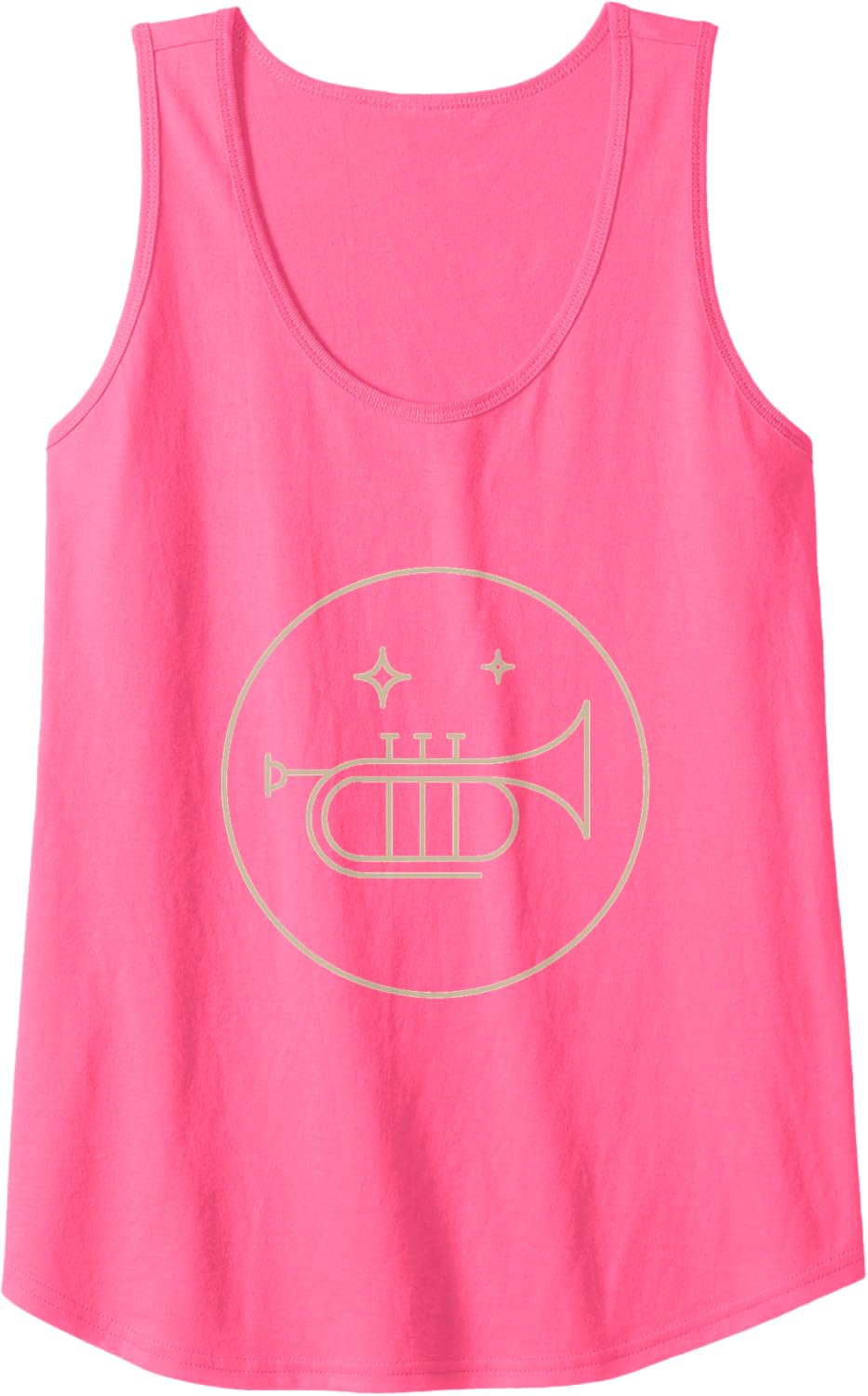 Monoline Trumpet Badge Tank Top