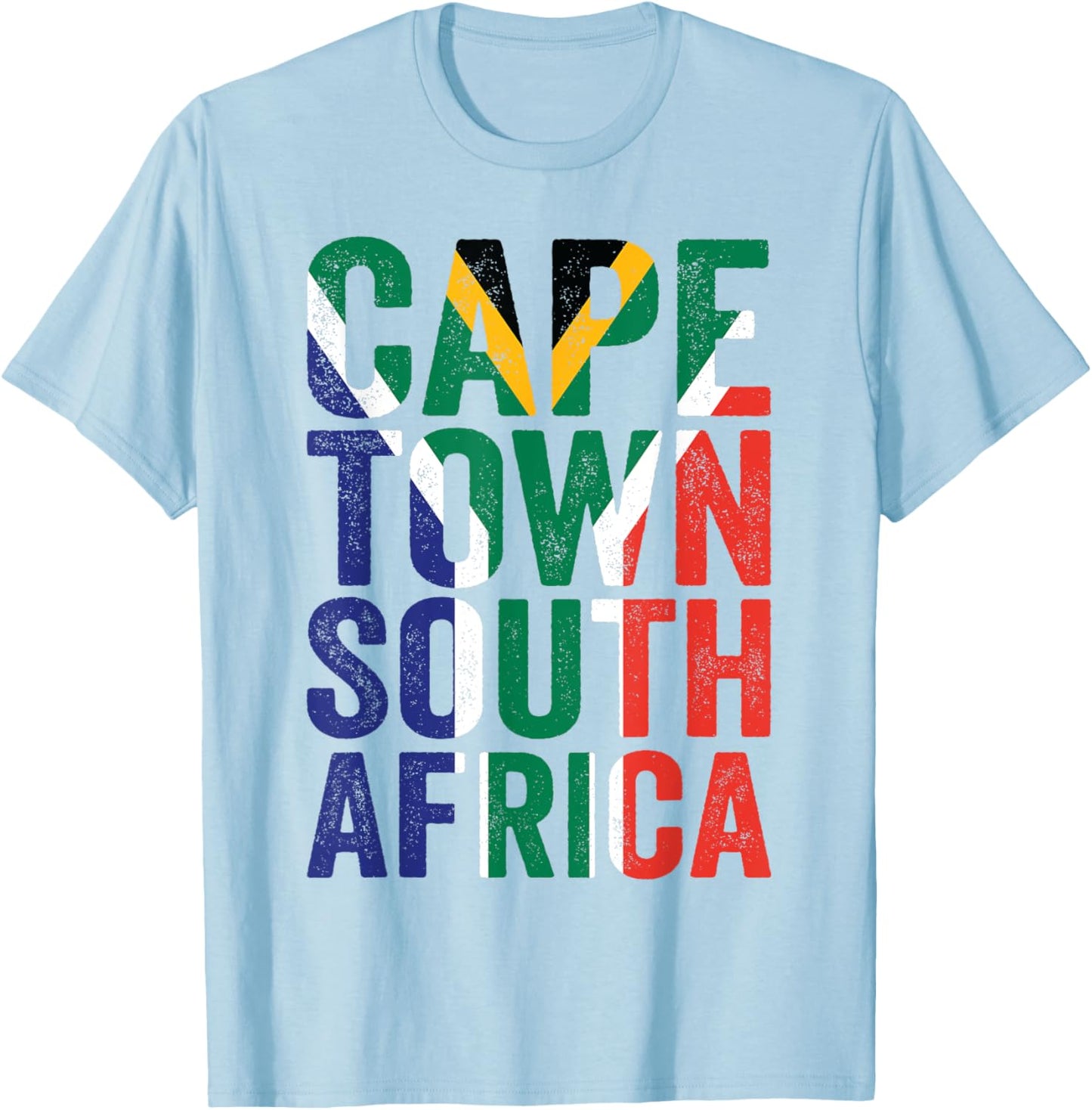 Cape Town South Africa Retro Flag Travel Vacation Souvenir