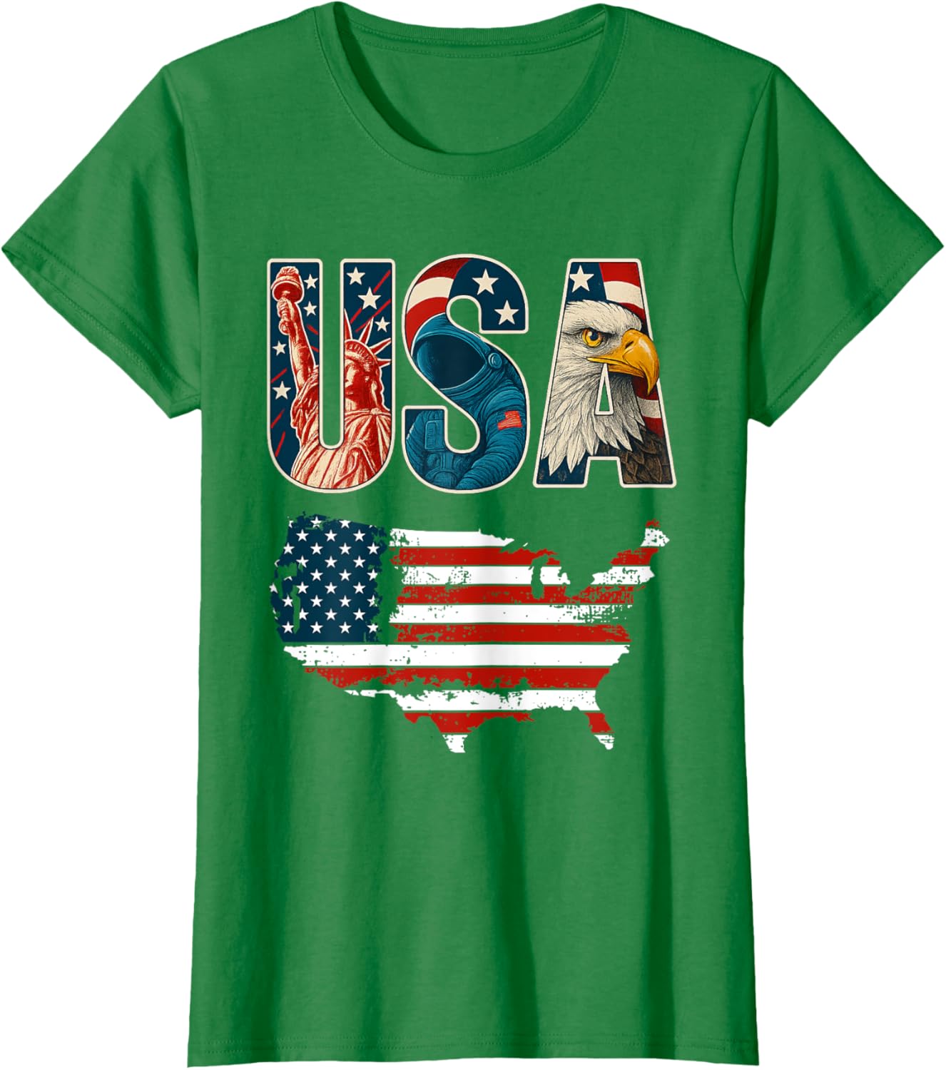 USA US Patriotic 4th of July America Flag Freedom Eagle