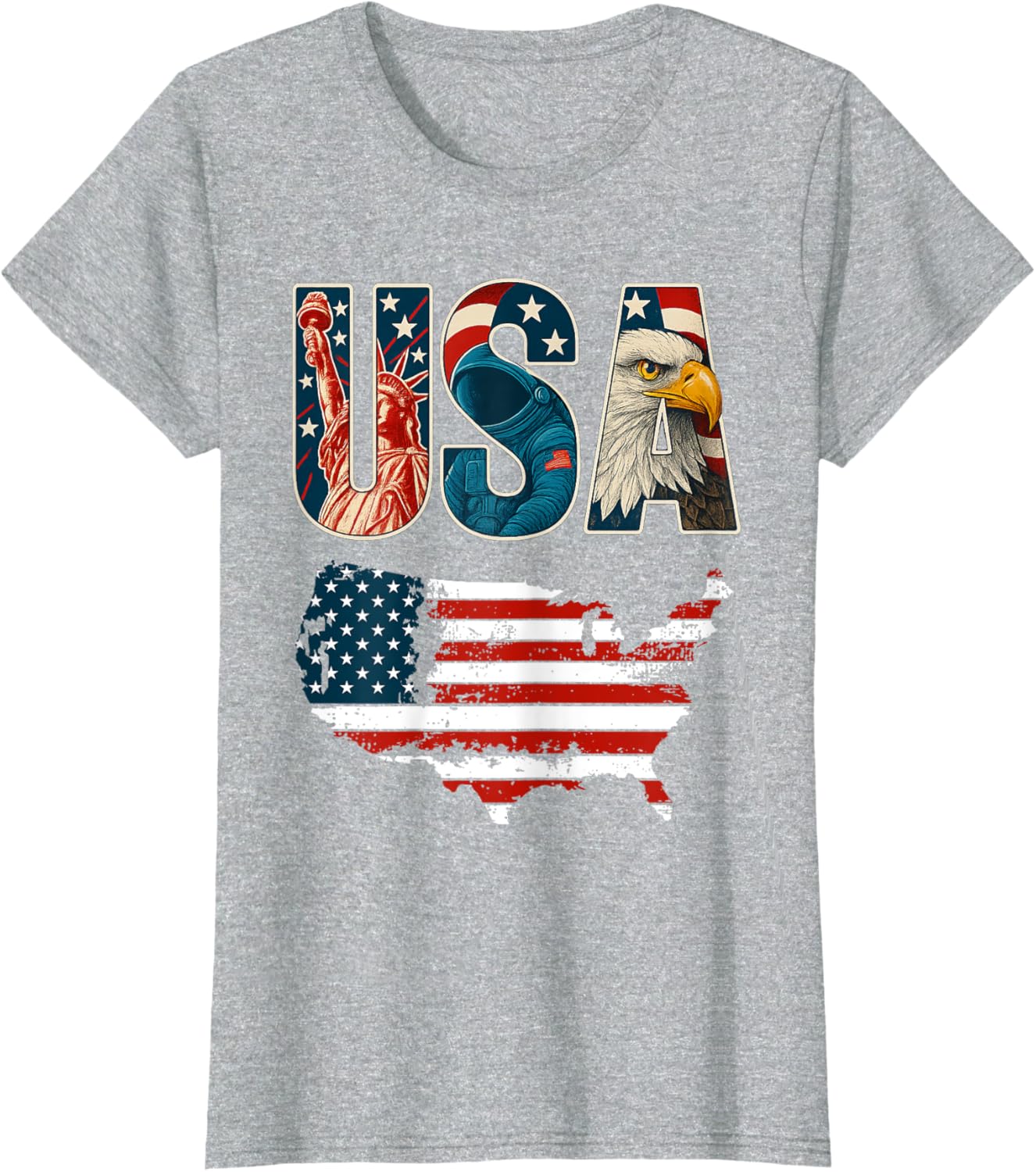 USA US Patriotic 4th of July America Flag Freedom Eagle