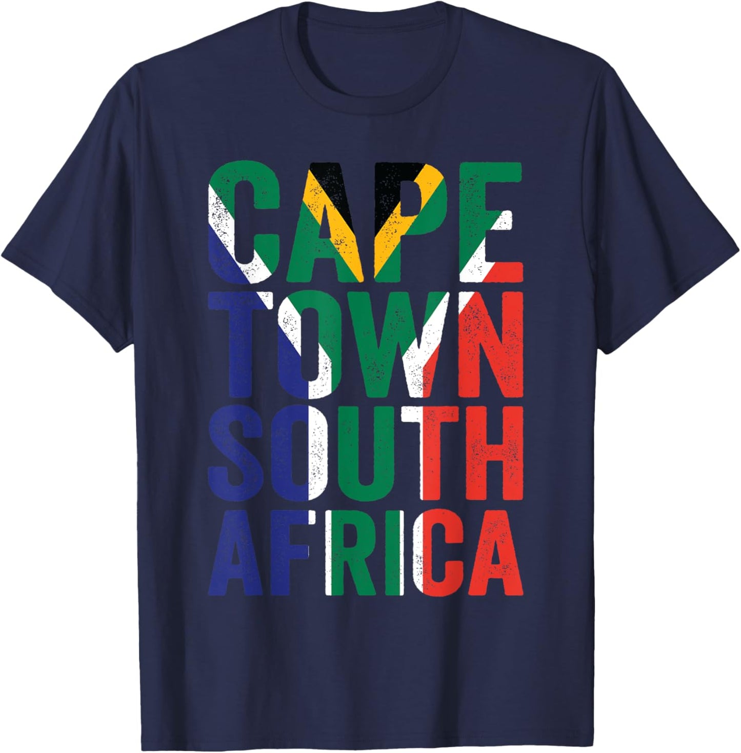 Cape Town South Africa Retro Flag Travel Vacation Souvenir