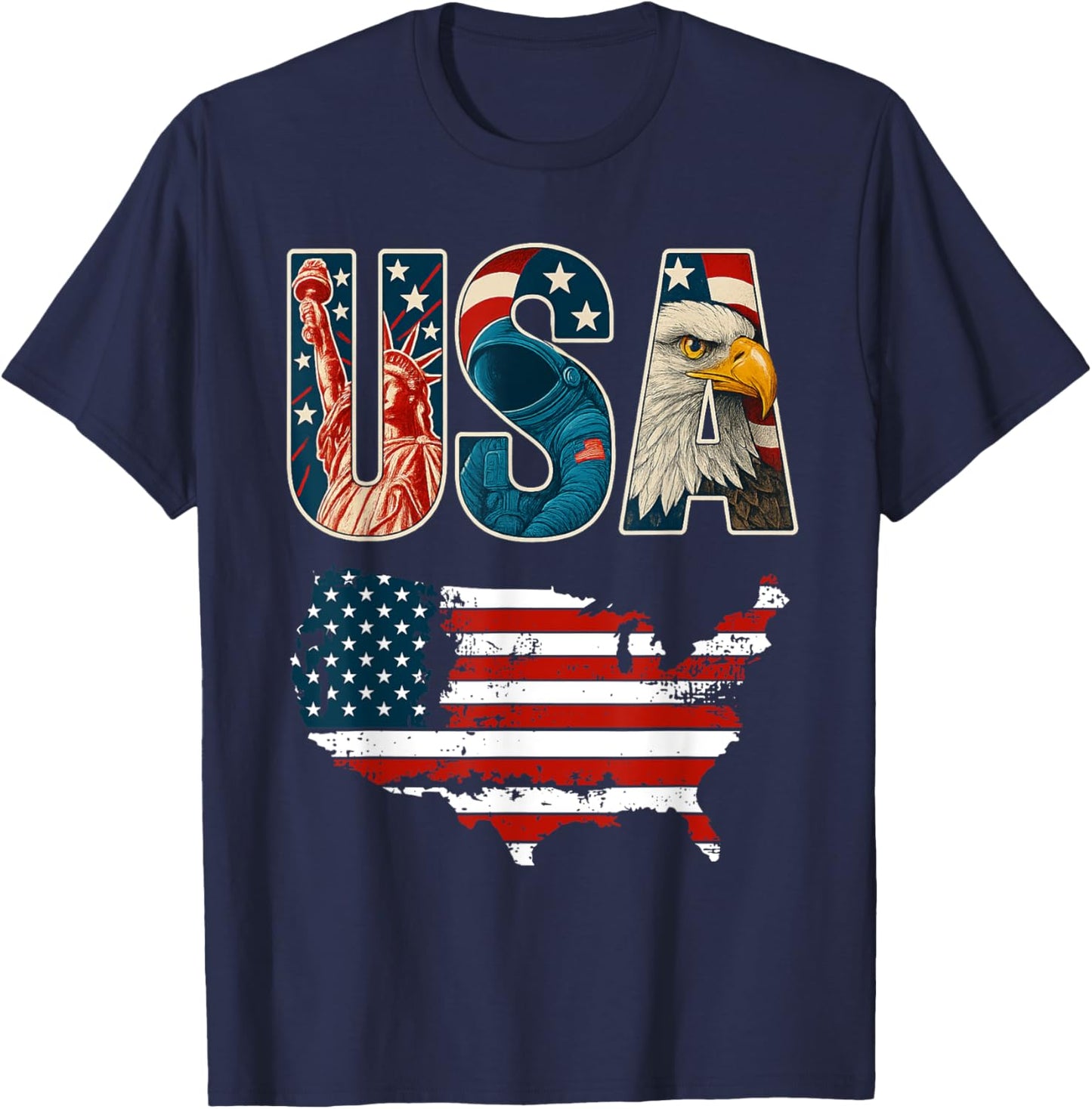 USA US Patriotic 4th of July America Flag Freedom Eagle