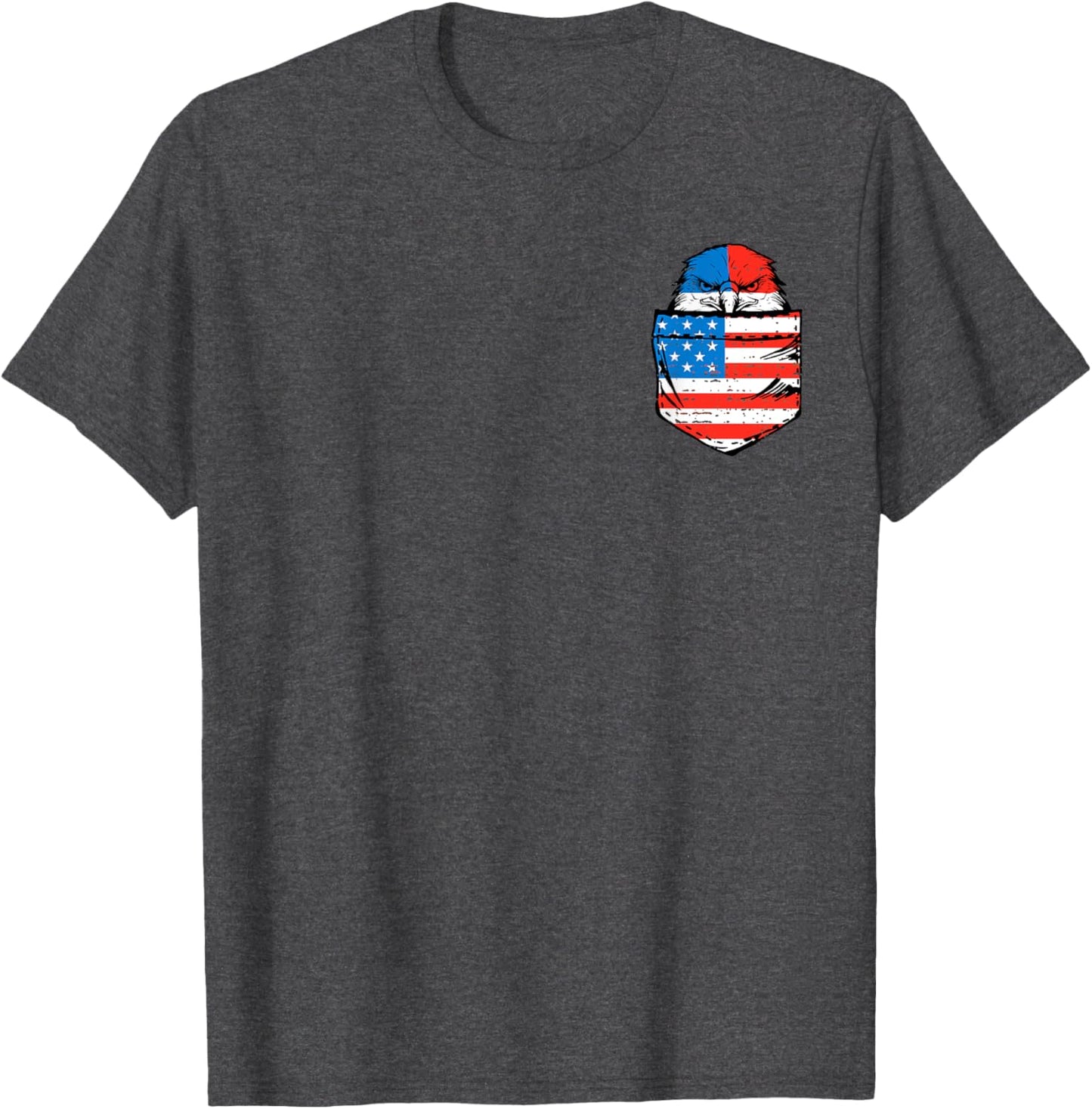 Eagle USA Flag Pocket American Funny 4th Of July Fourth