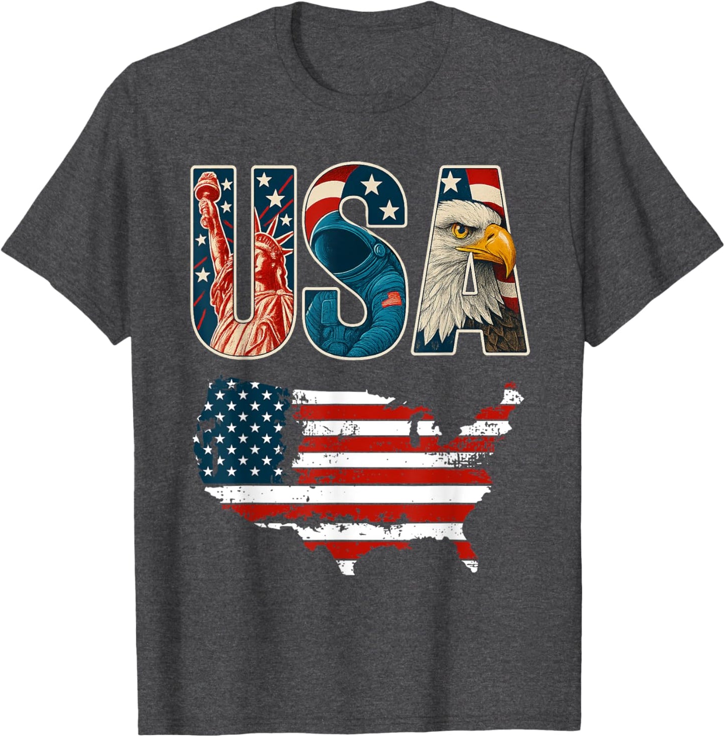 USA US Patriotic 4th of July America Flag Freedom Eagle