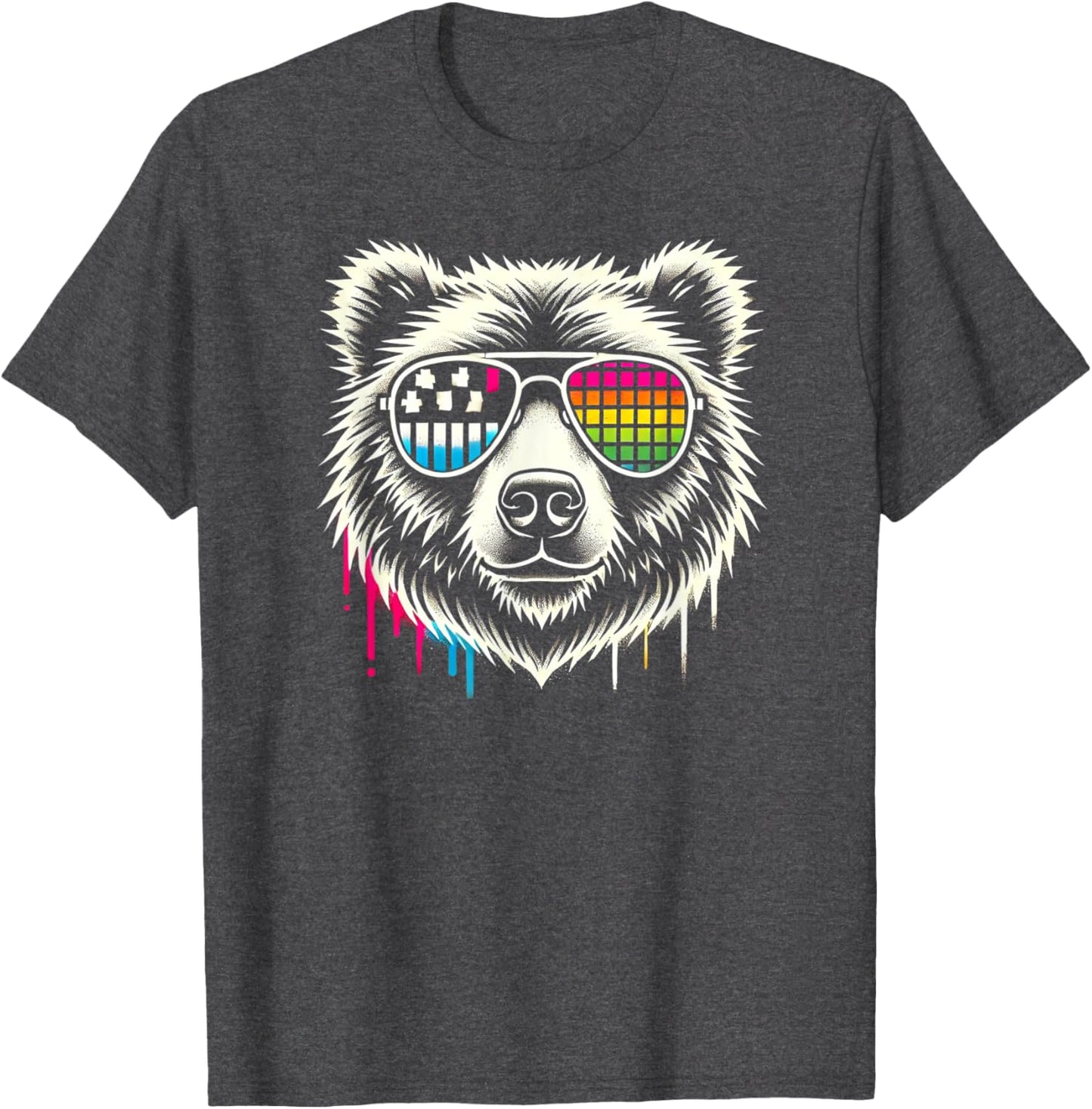 Retro Bear Sunglasses Cool Vintage Animal