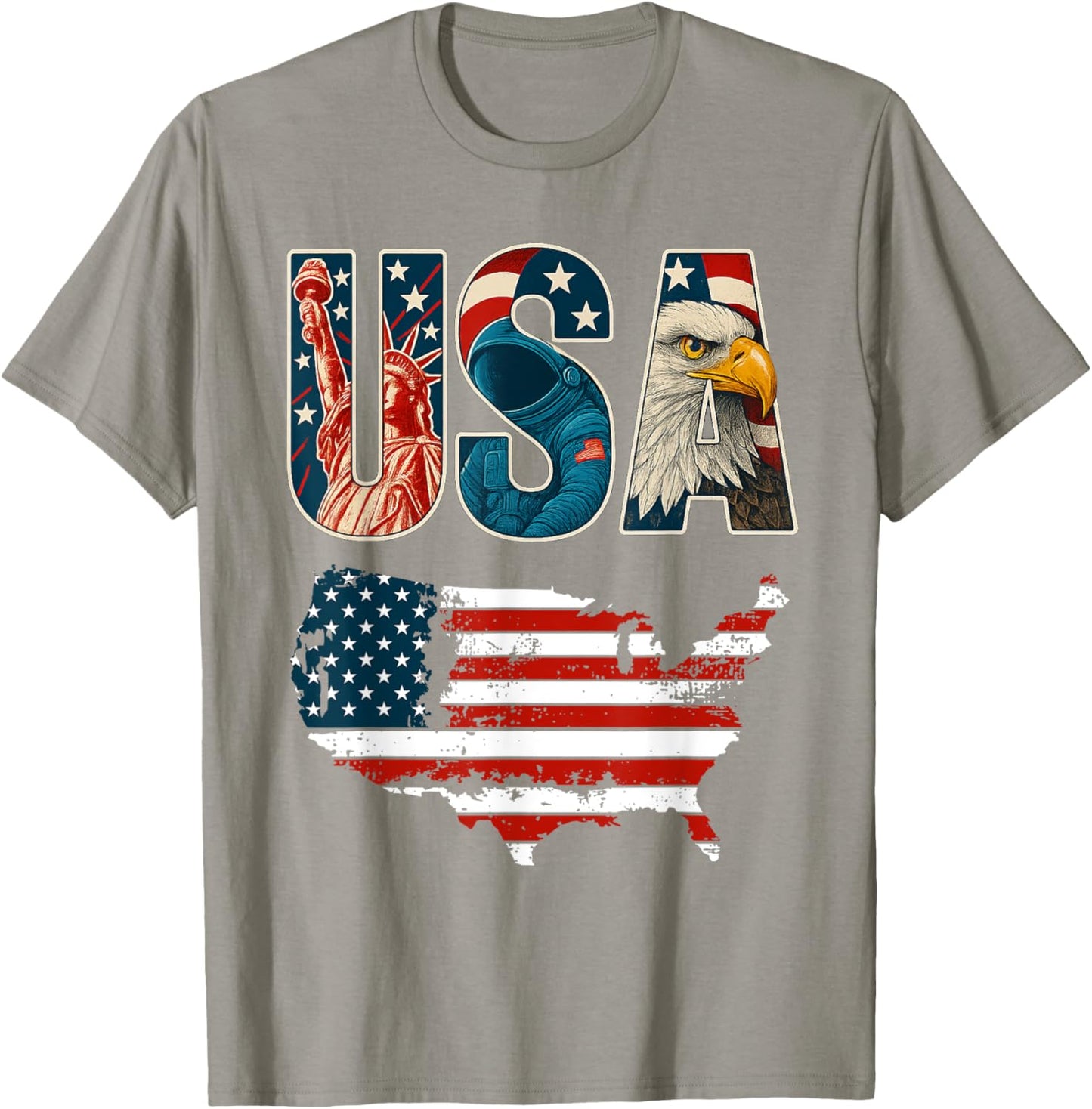 USA US Patriotic 4th of July America Flag Freedom Eagle