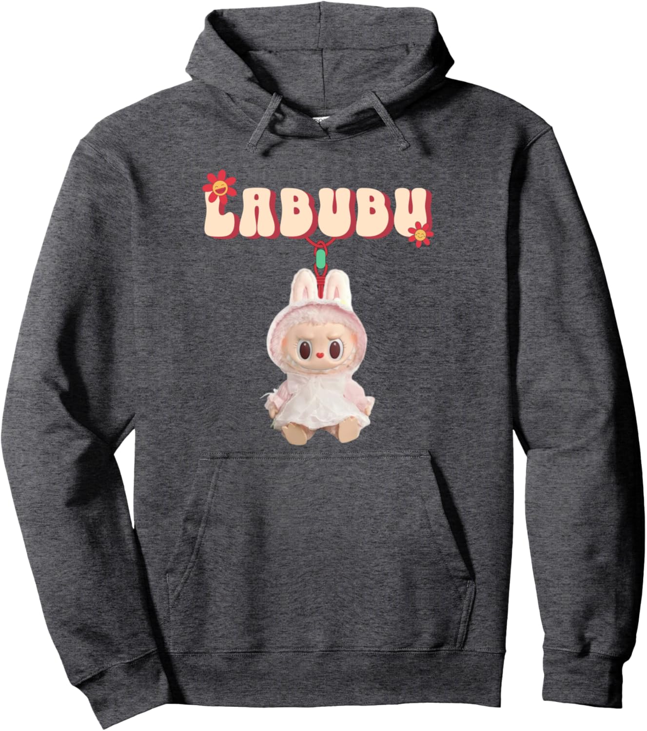 Funny Labubu Lover Cute Labubu The Monsters Women Pullover Hoodie