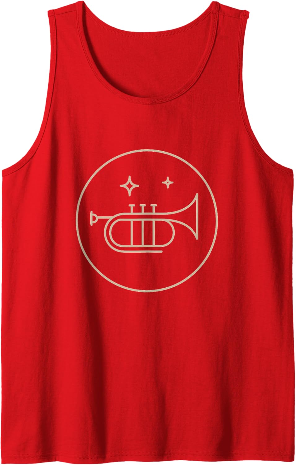 Monoline Trumpet Badge Tank Top