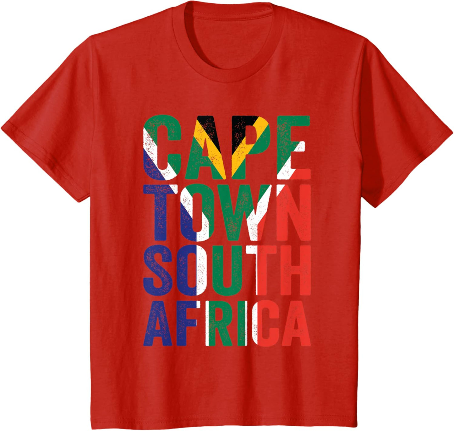 Cape Town South Africa Retro Flag Travel Vacation Souvenir