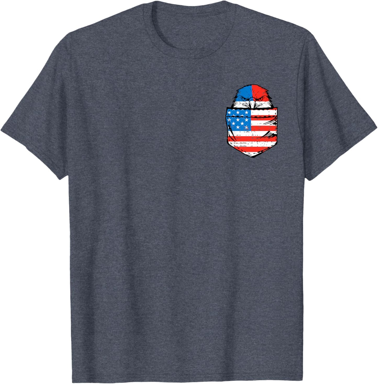 Eagle USA Flag Pocket American Funny 4th Of July Fourth