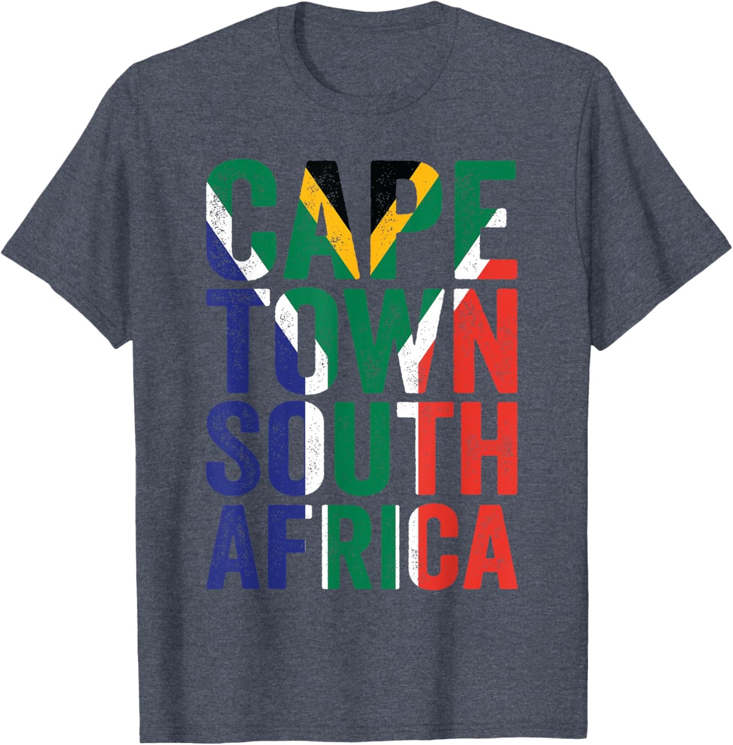Cape Town South Africa Retro Flag Travel Vacation Souvenir