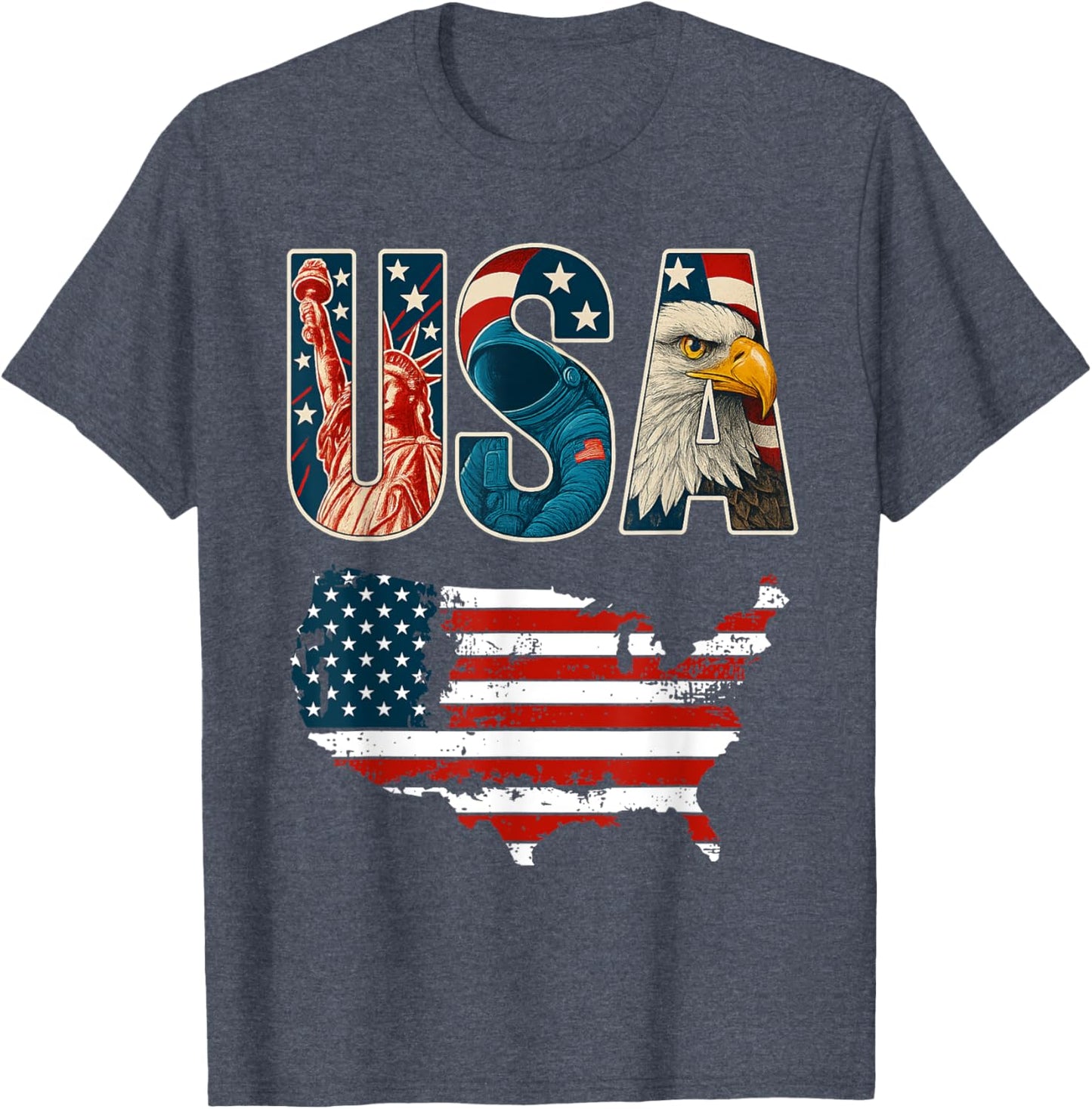USA US Patriotic 4th of July America Flag Freedom Eagle