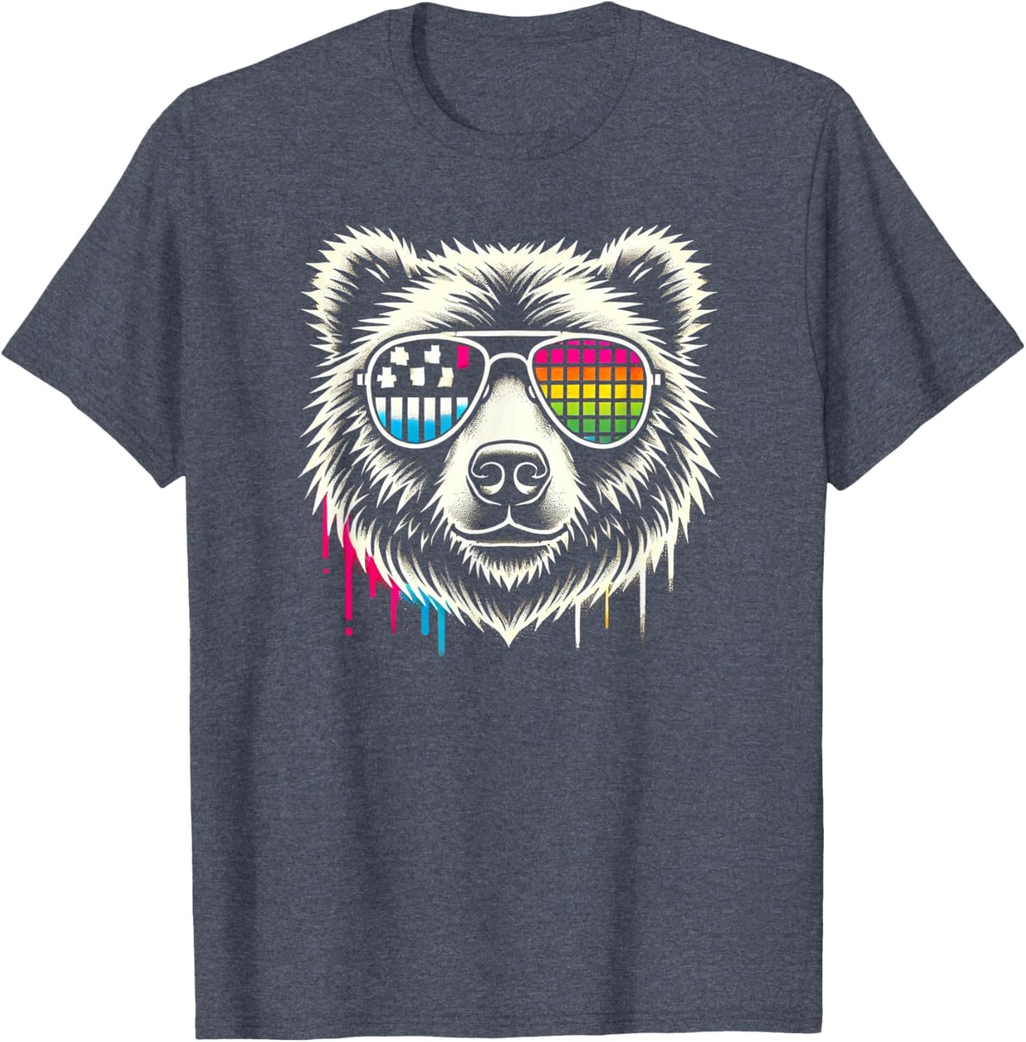 Retro Bear Sunglasses Cool Vintage Animal