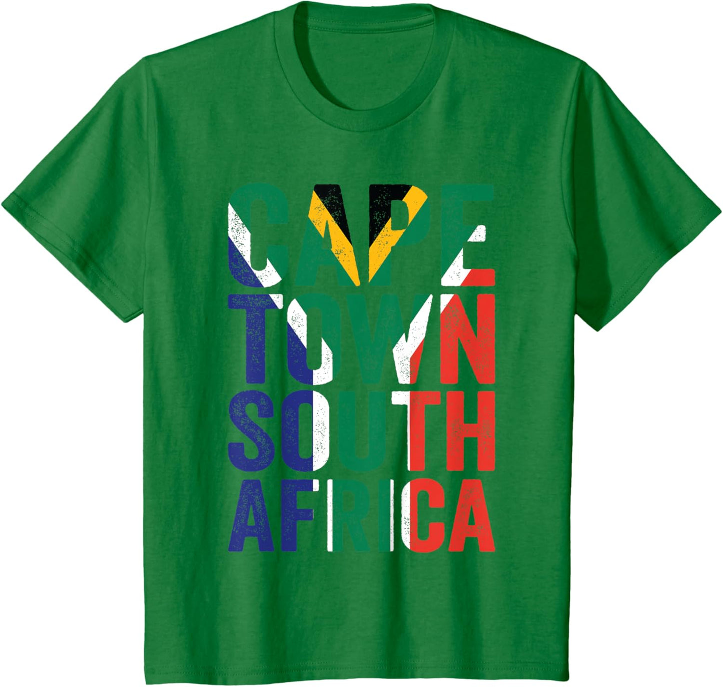 Cape Town South Africa Retro Flag Travel Vacation Souvenir