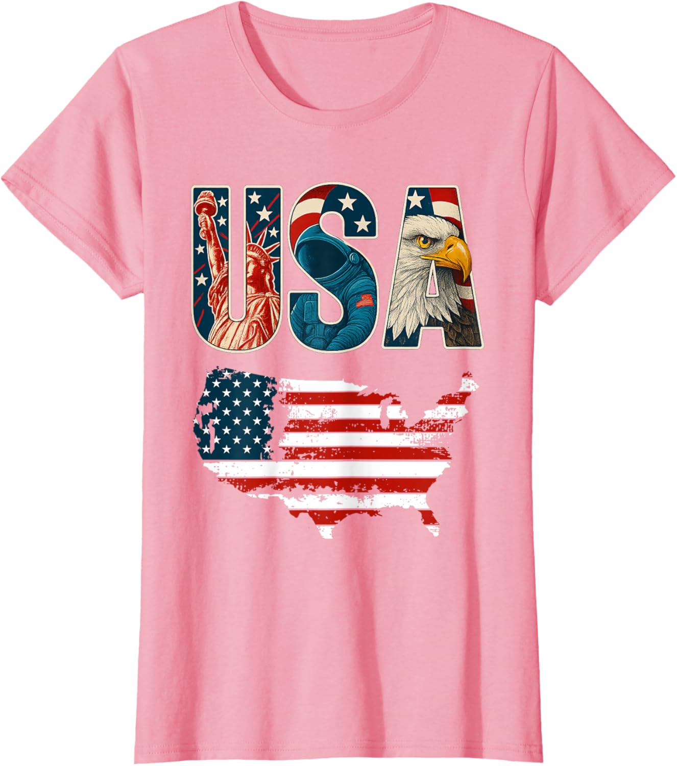 USA US Patriotic 4th of July America Flag Freedom Eagle