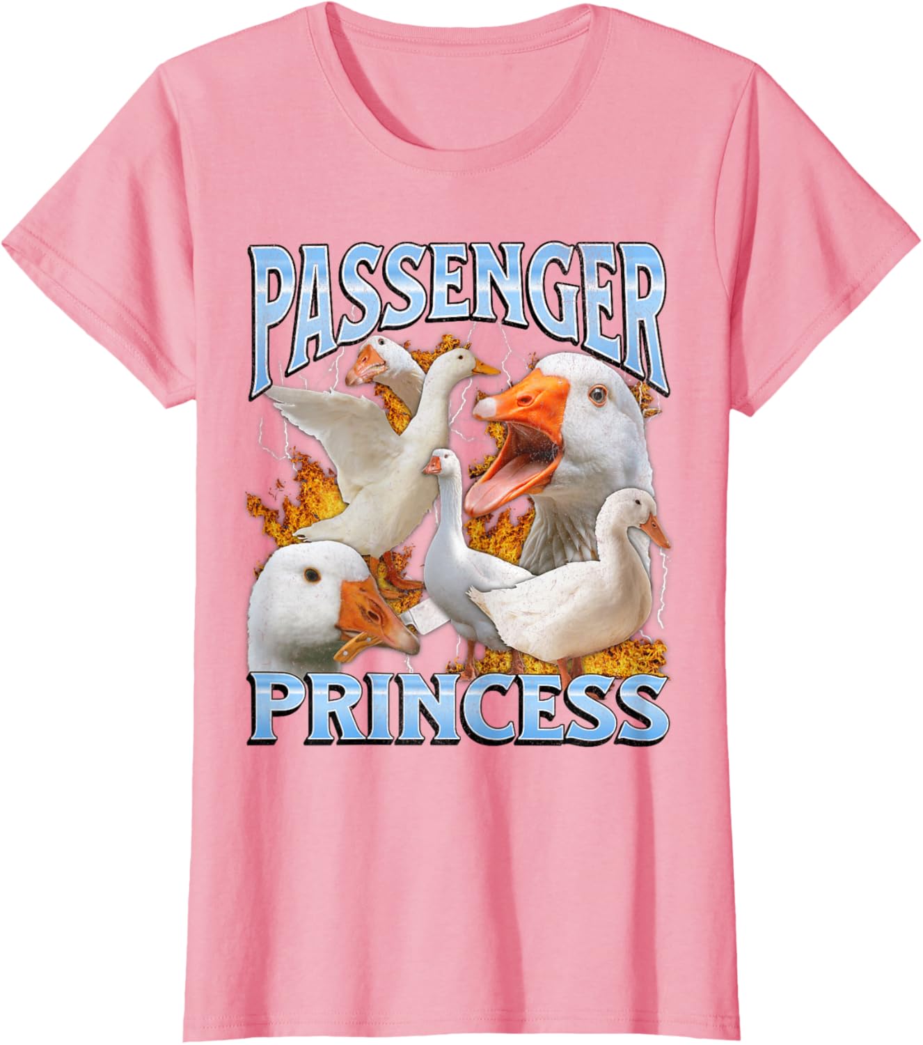 Passenger Princess Funny Goose Meme Bootleg Y2K Graphic