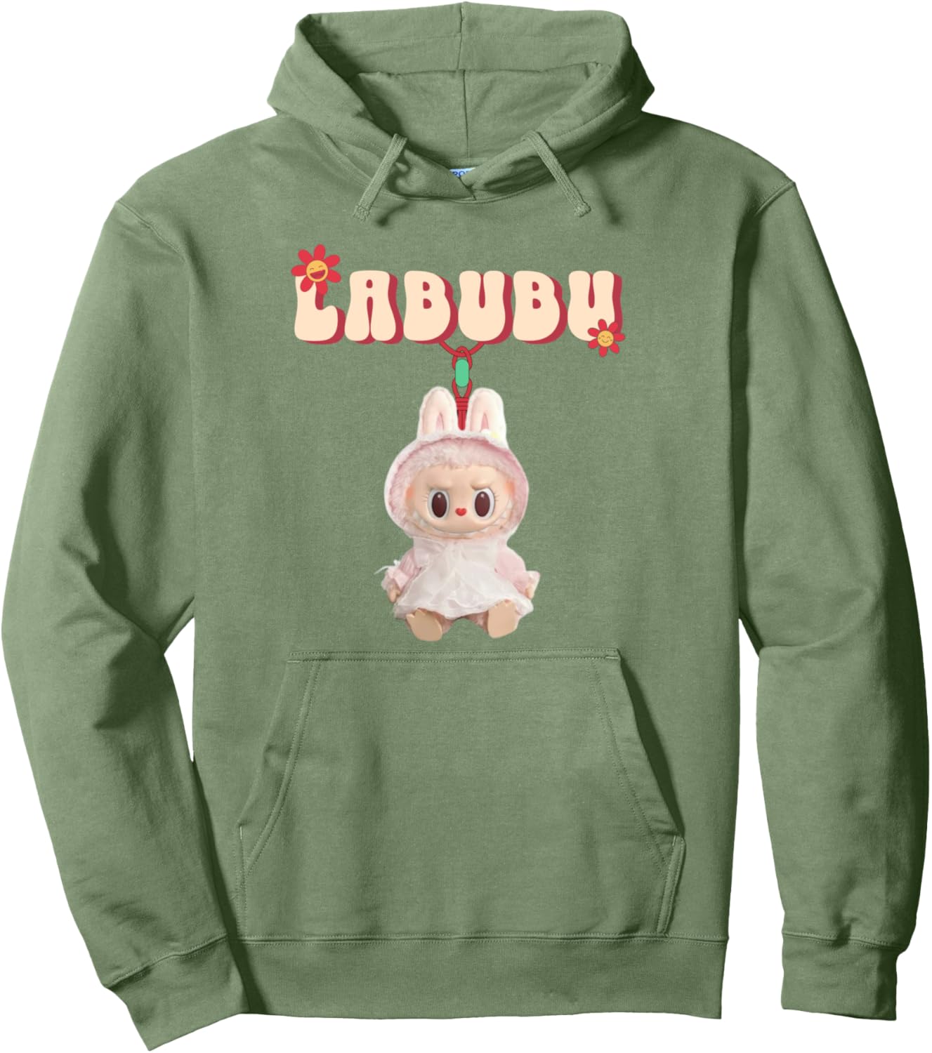 Funny Labubu Lover Cute Labubu The Monsters Women Pullover Hoodie