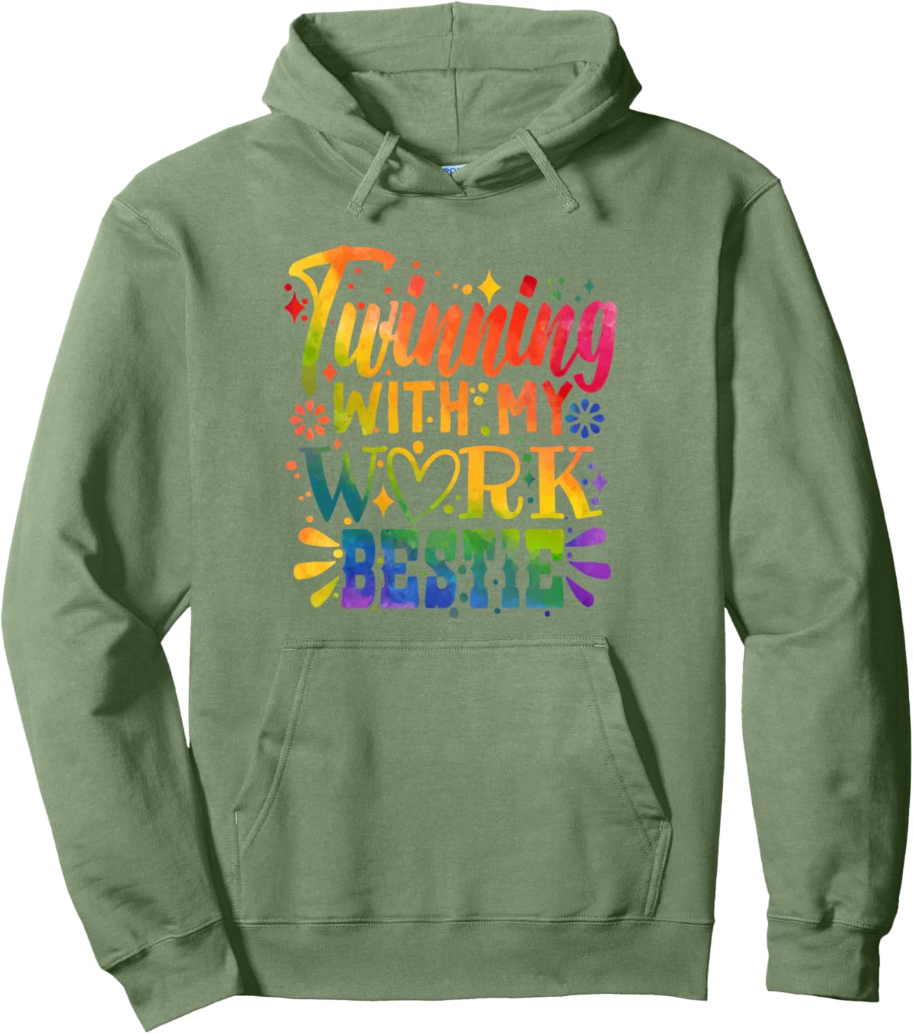 Twinning with My Bestie Spirit Week Twin Day BFF Matching Pullover Hoodie
