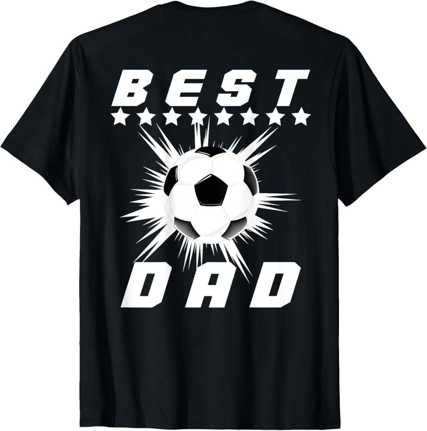 Fathers day Dad Football Shirt Outfit Saying best Soccer Dad