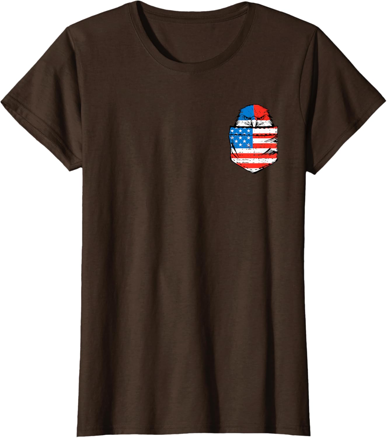 Eagle USA Flag Pocket American Funny 4th Of July Fourth