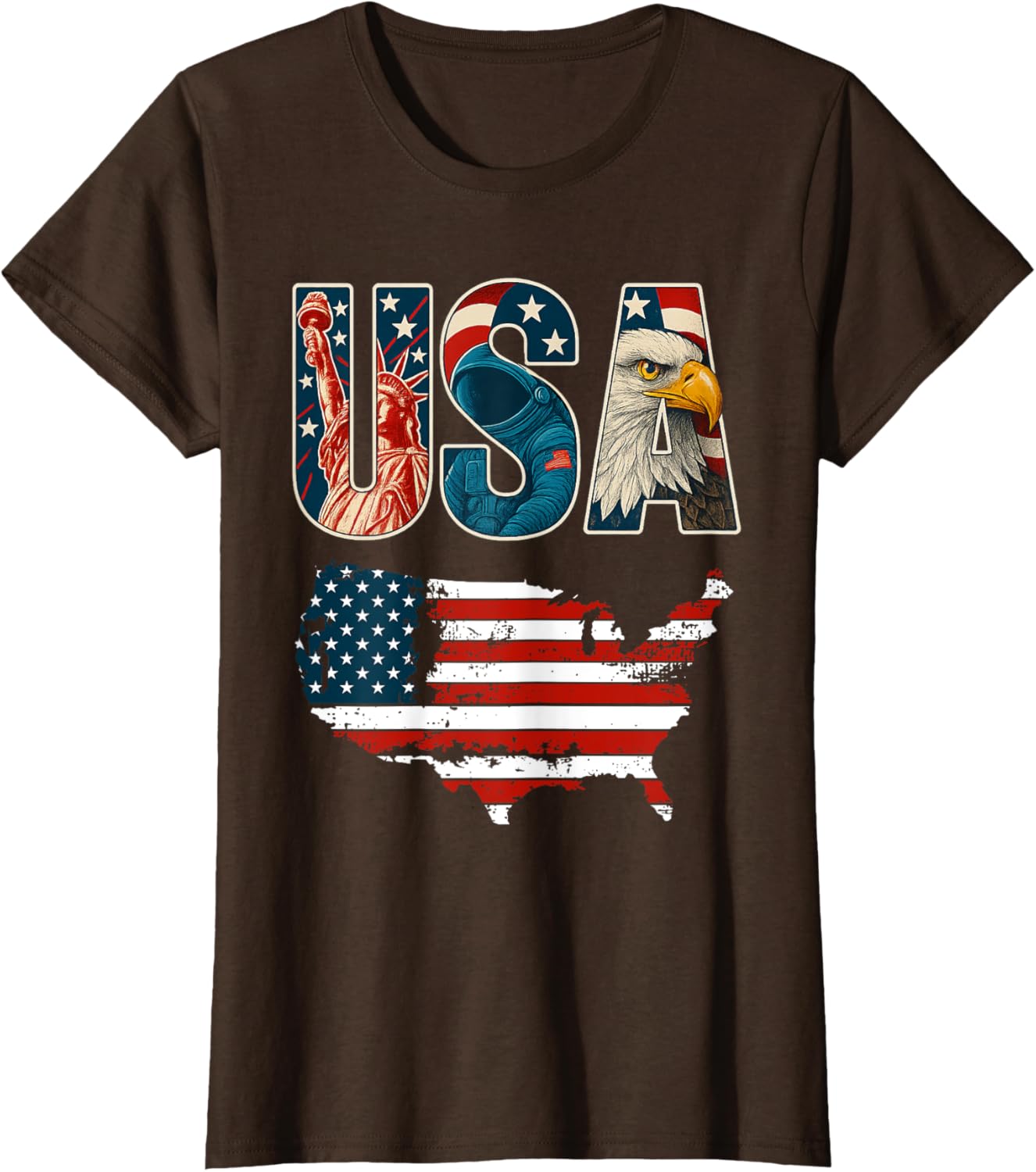 USA US Patriotic 4th of July America Flag Freedom Eagle