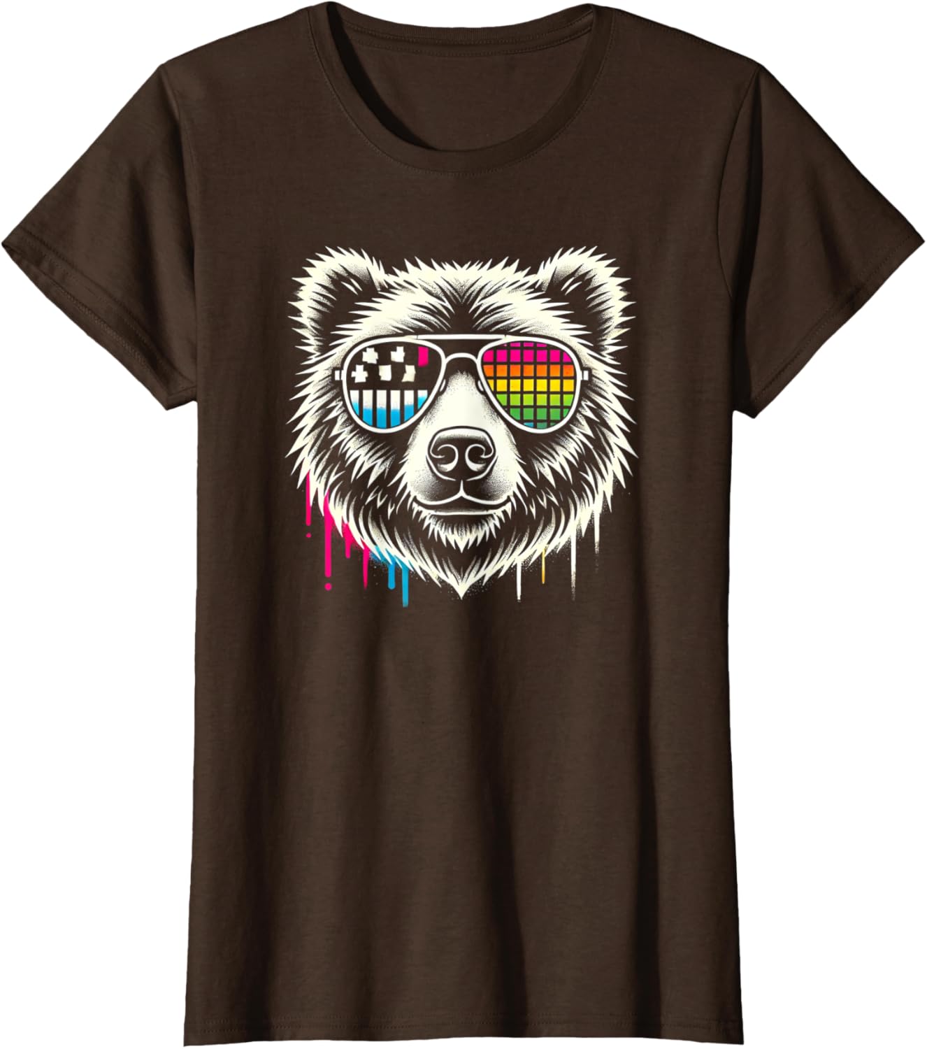 Retro Bear Sunglasses Cool Vintage Animal
