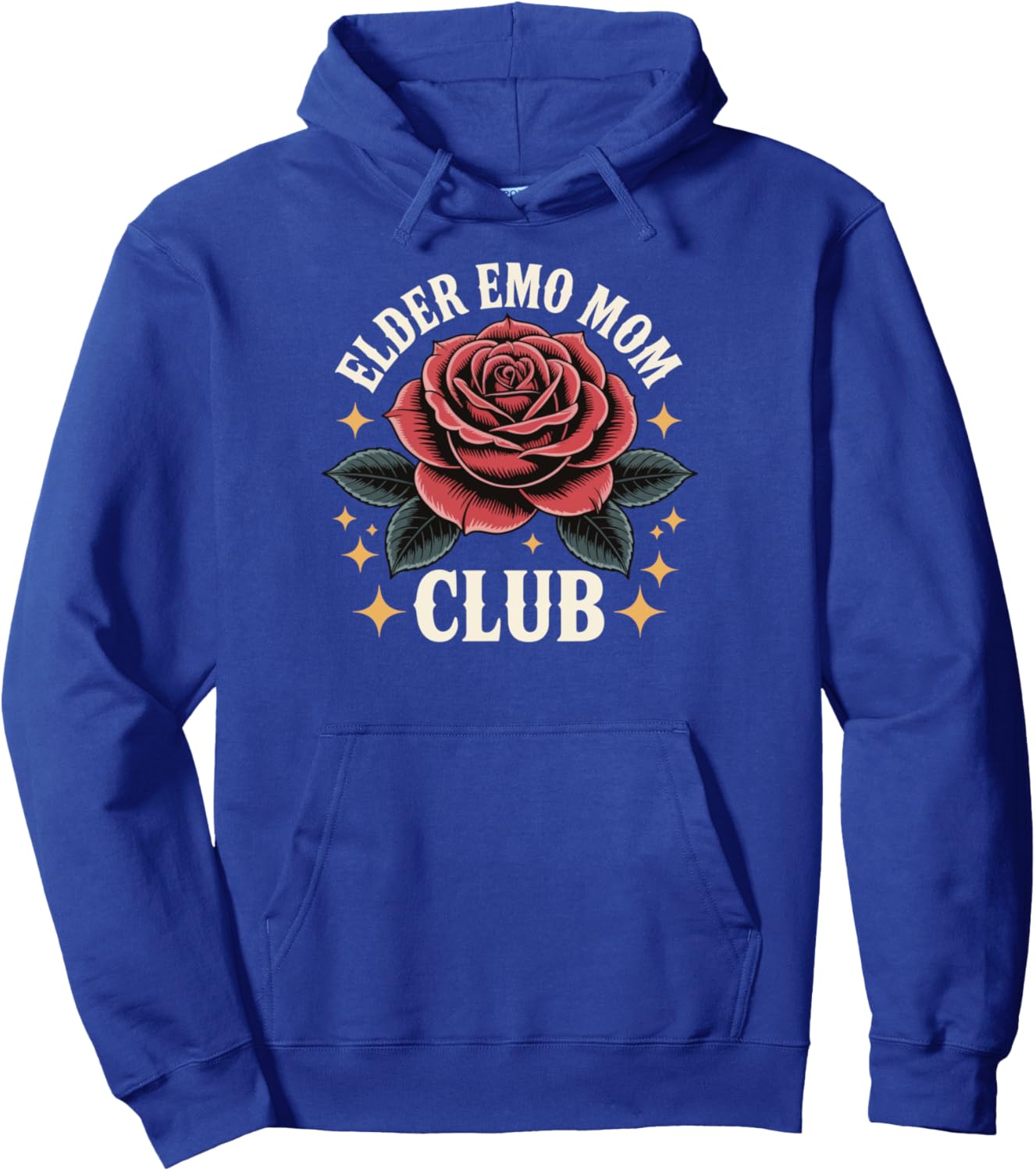 Elder Emo Mom Club Emo Lifestyle Emo Music Goth Subculture Pullover Hoodie