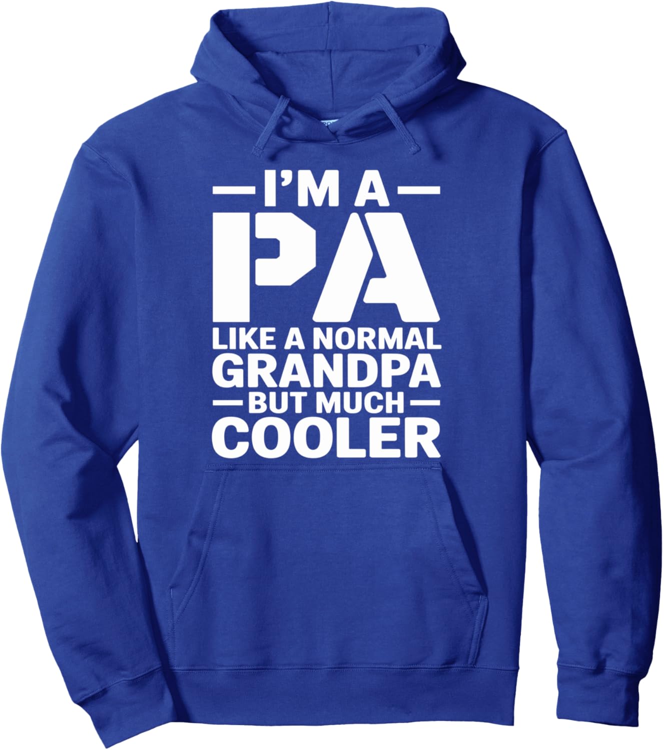 Pa Like a Grandpa Only Cooler Southern Grandfather Pullover Hoodie