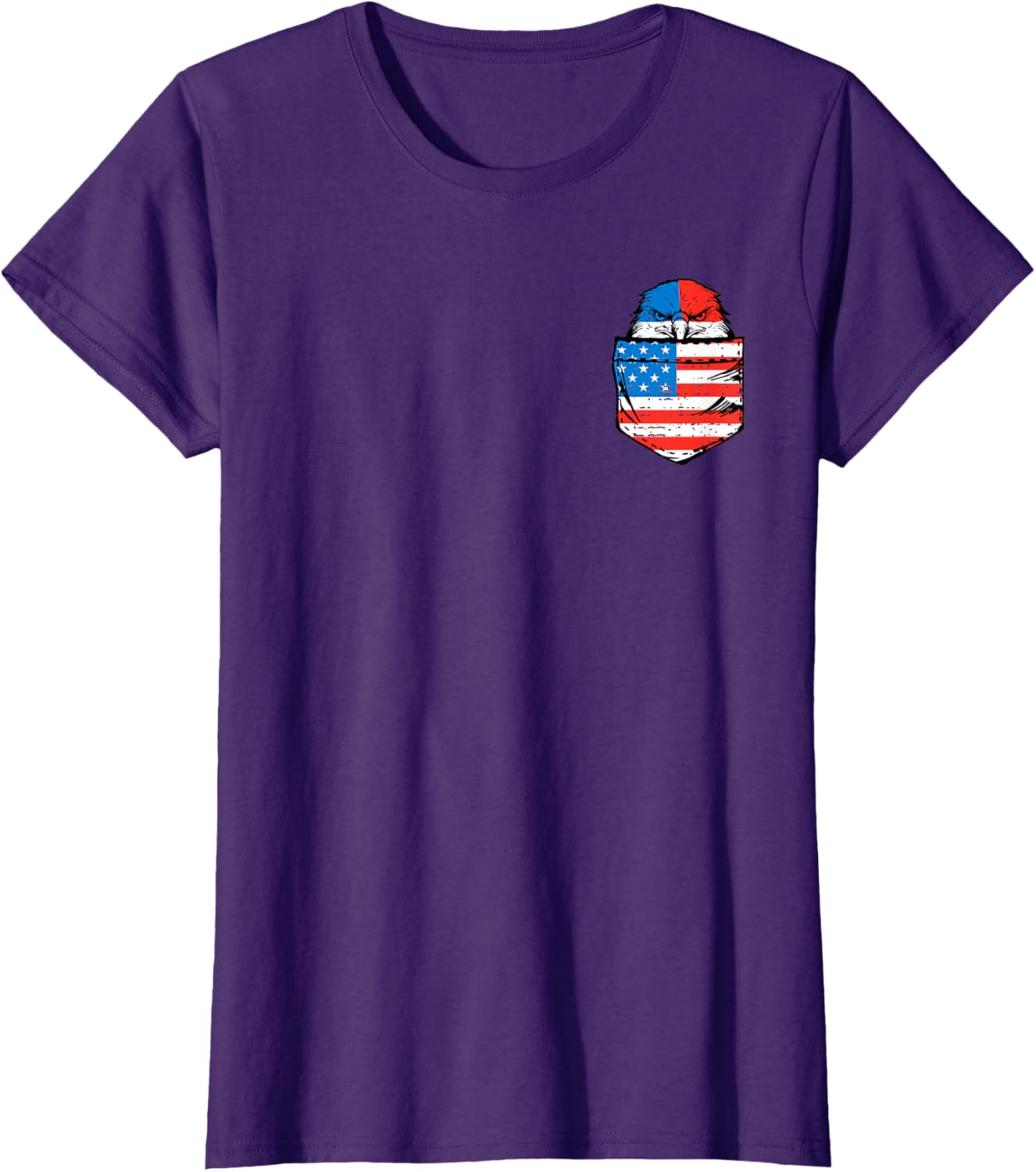 Eagle USA Flag Pocket American Funny 4th Of July Fourth