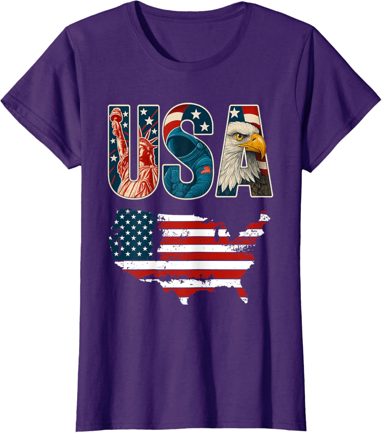 USA US Patriotic 4th of July America Flag Freedom Eagle