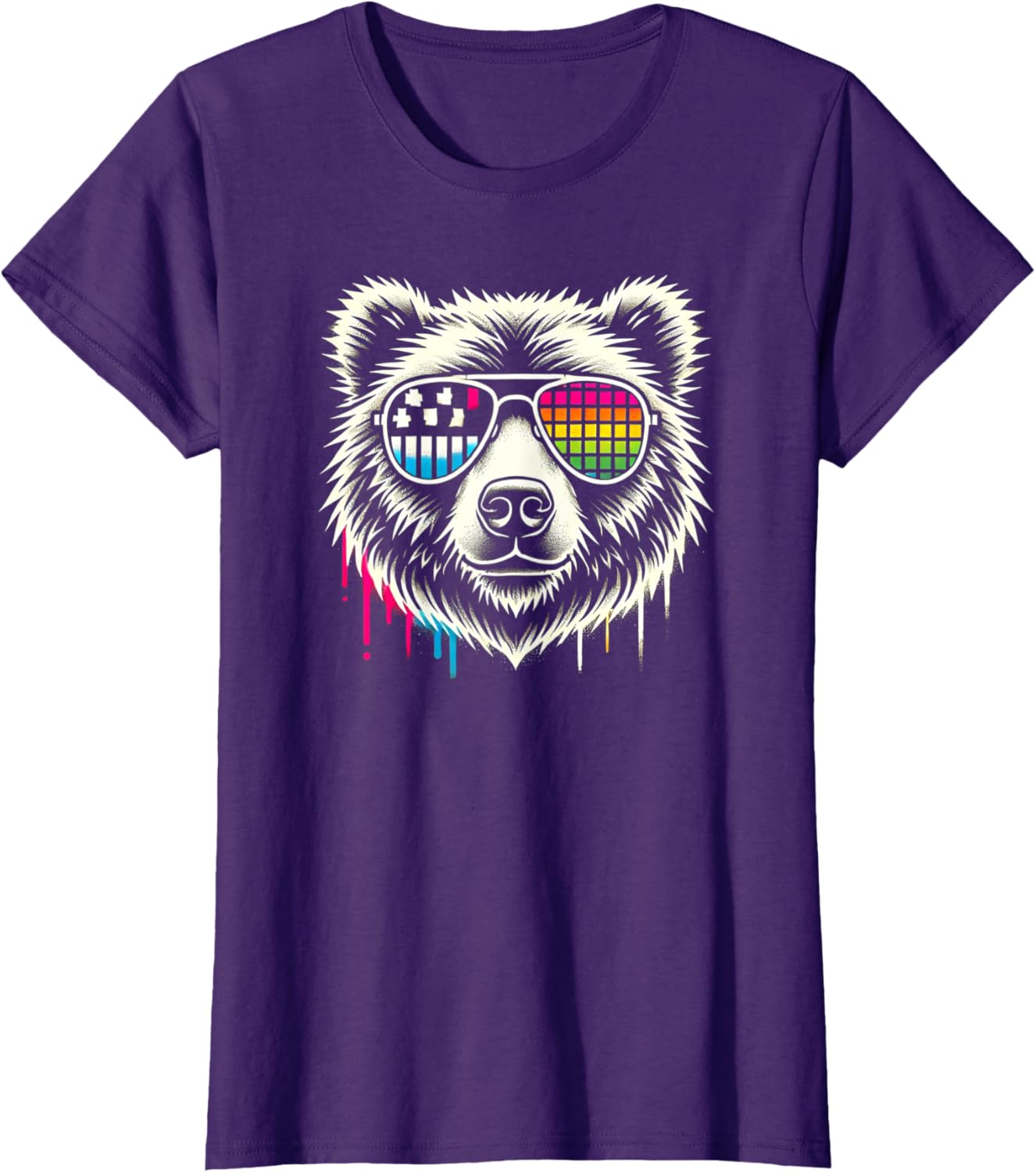 Retro Bear Sunglasses Cool Vintage Animal