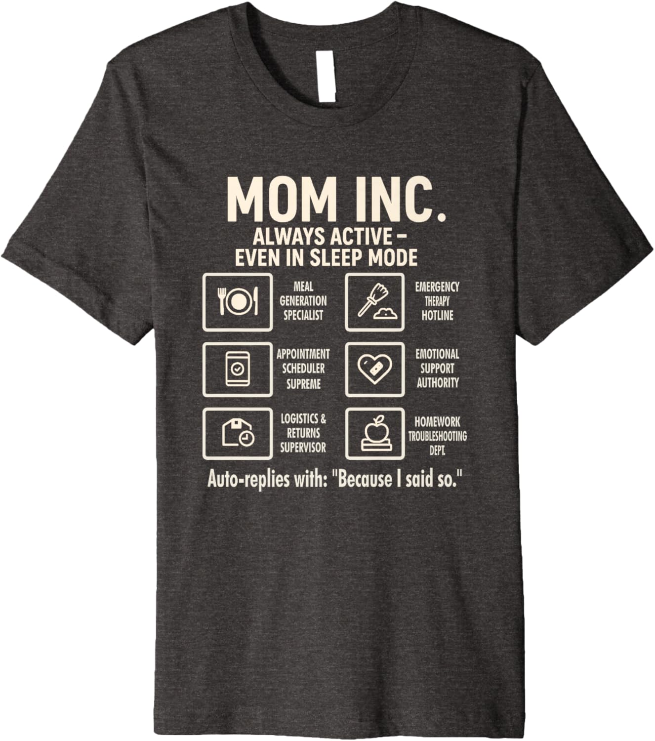 Funny "Mom Inc" Mother Birthday Gift for Mother\u2019s Day& Mommy Premium