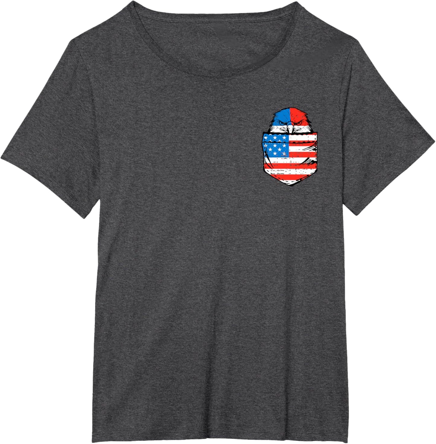Eagle USA Flag Pocket American Funny 4th Of July Fourth