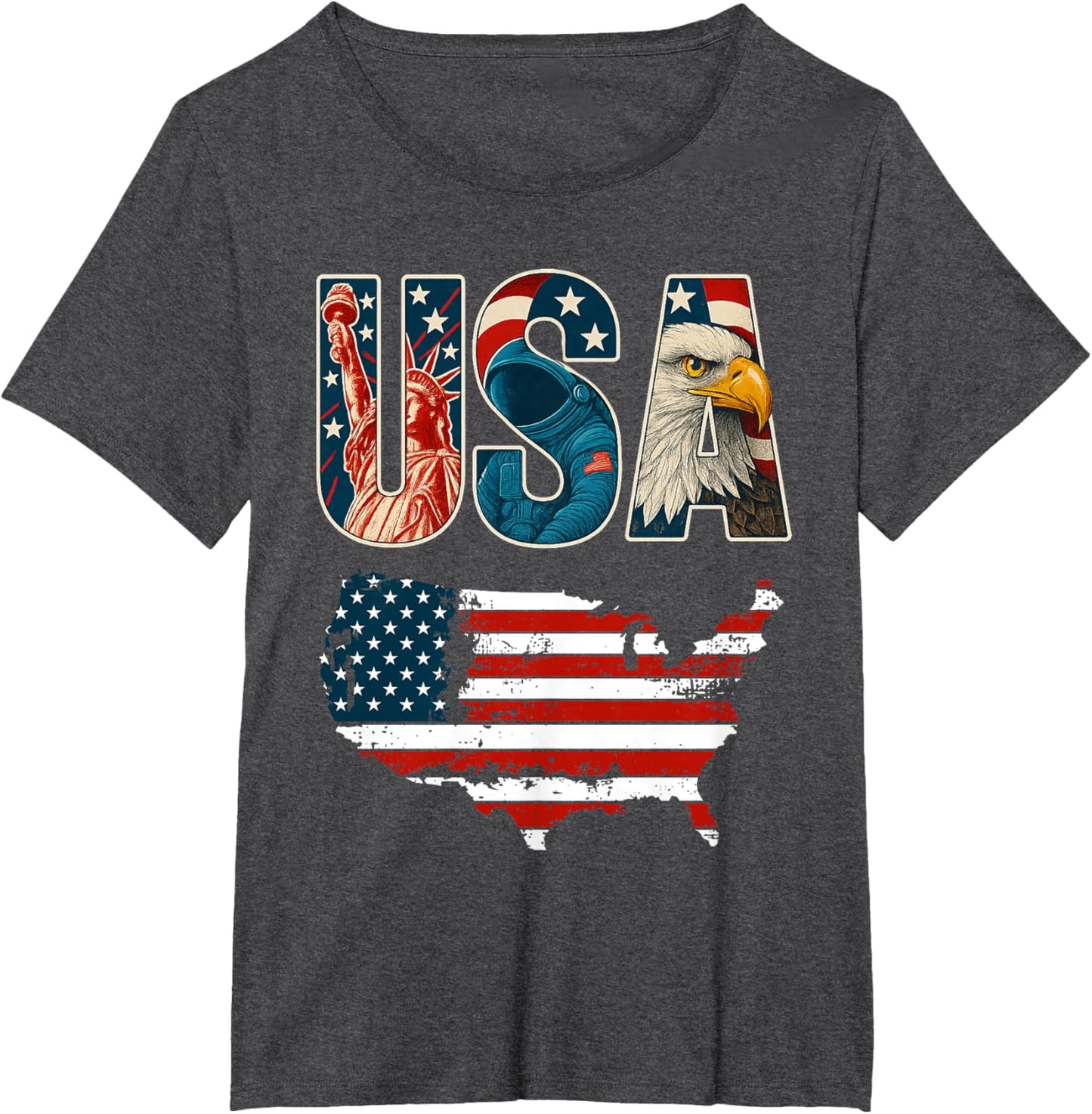 USA US Patriotic 4th of July America Flag Freedom Eagle