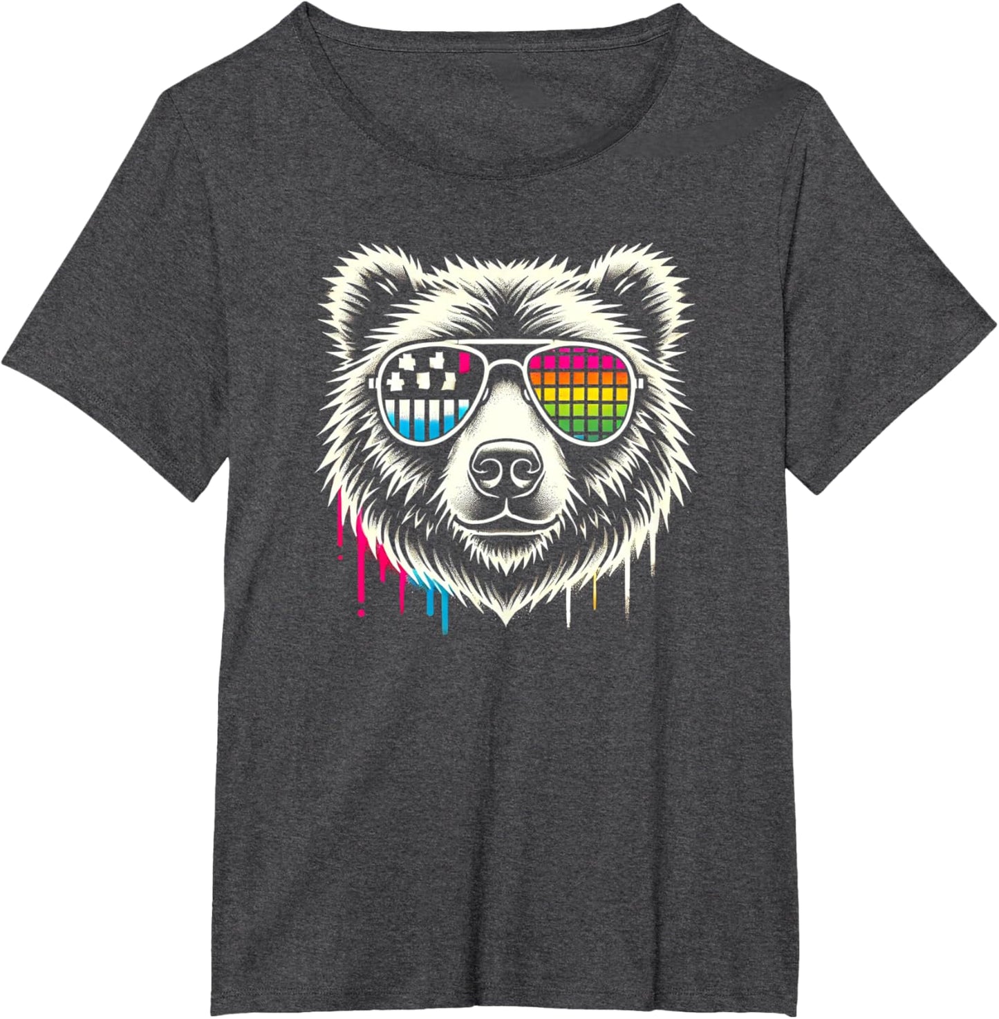 Retro Bear Sunglasses Cool Vintage Animal