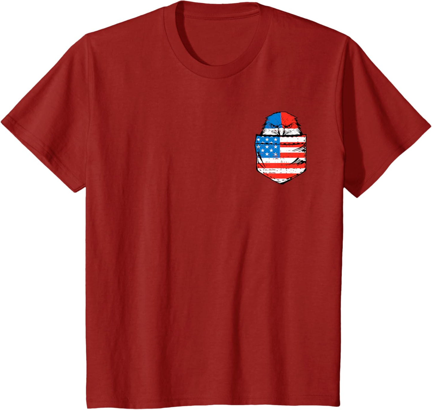 Eagle USA Flag Pocket American Funny 4th Of July Fourth