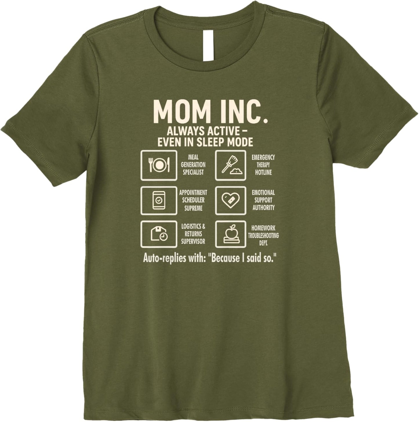 Funny "Mom Inc" Mother Birthday Gift for Mother\u2019s Day& Mommy Premium