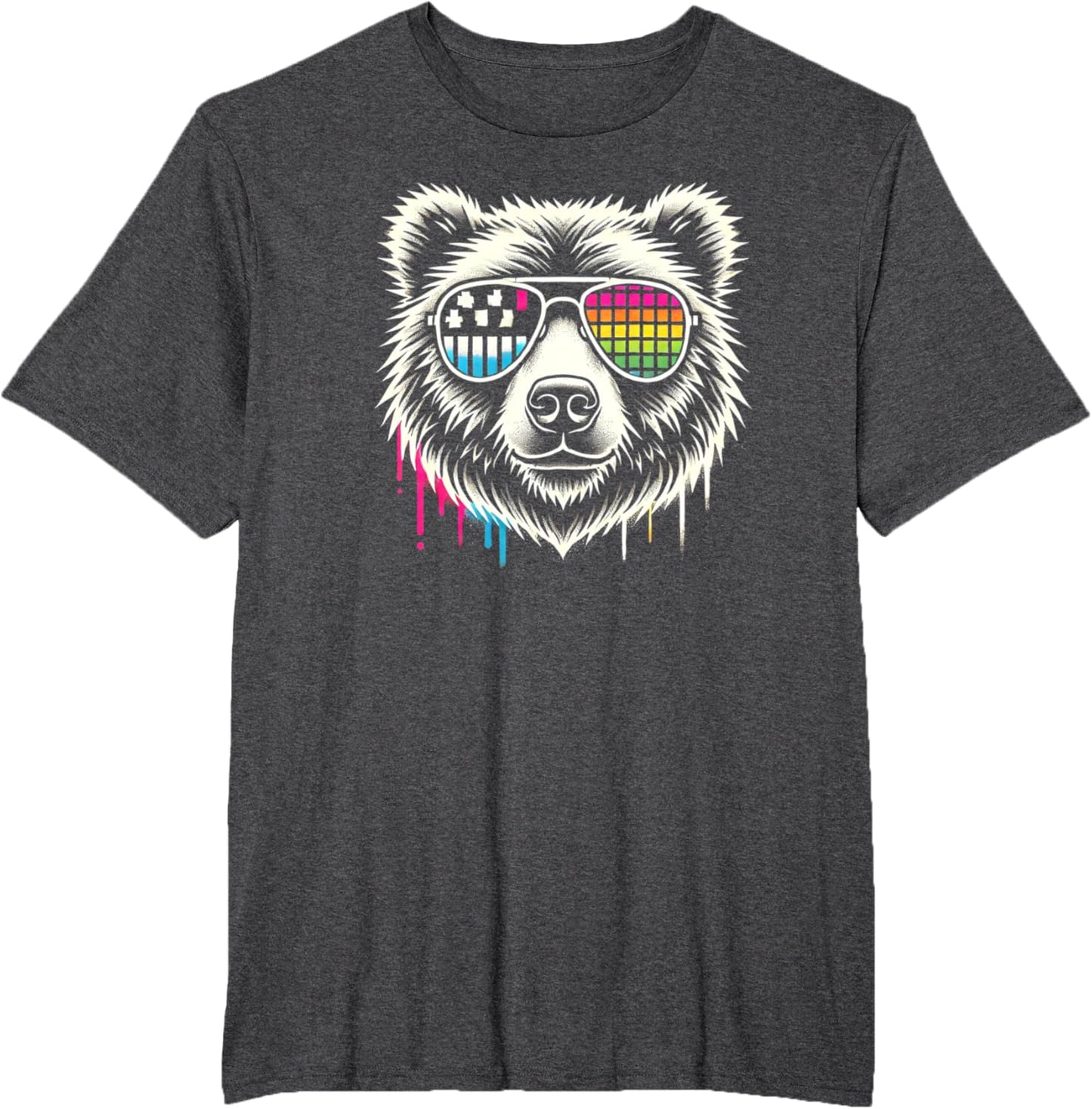 Retro Bear Sunglasses Cool Vintage Animal