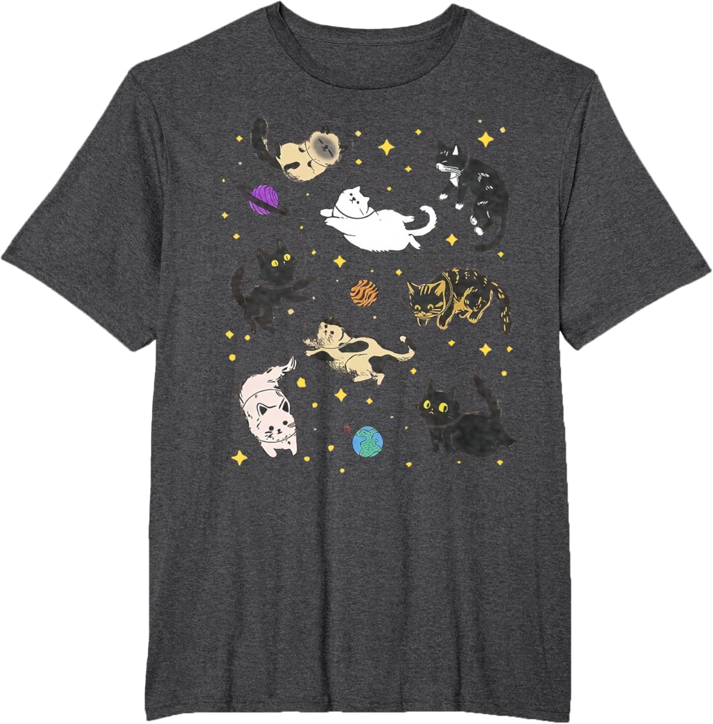 Funny Catsa Cat Astronauts Kitten Space Women Girls Kids Men