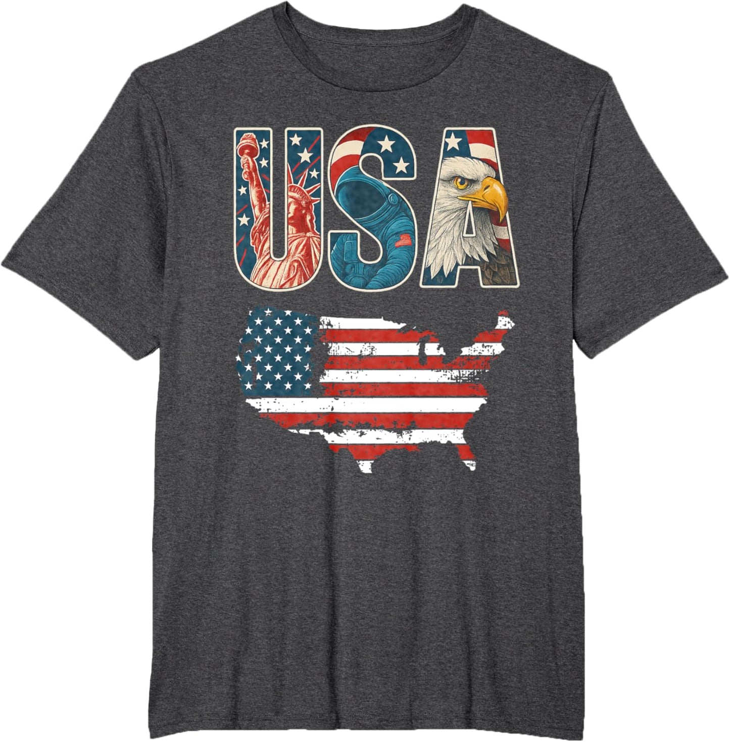 USA US Patriotic 4th of July America Flag Freedom Eagle