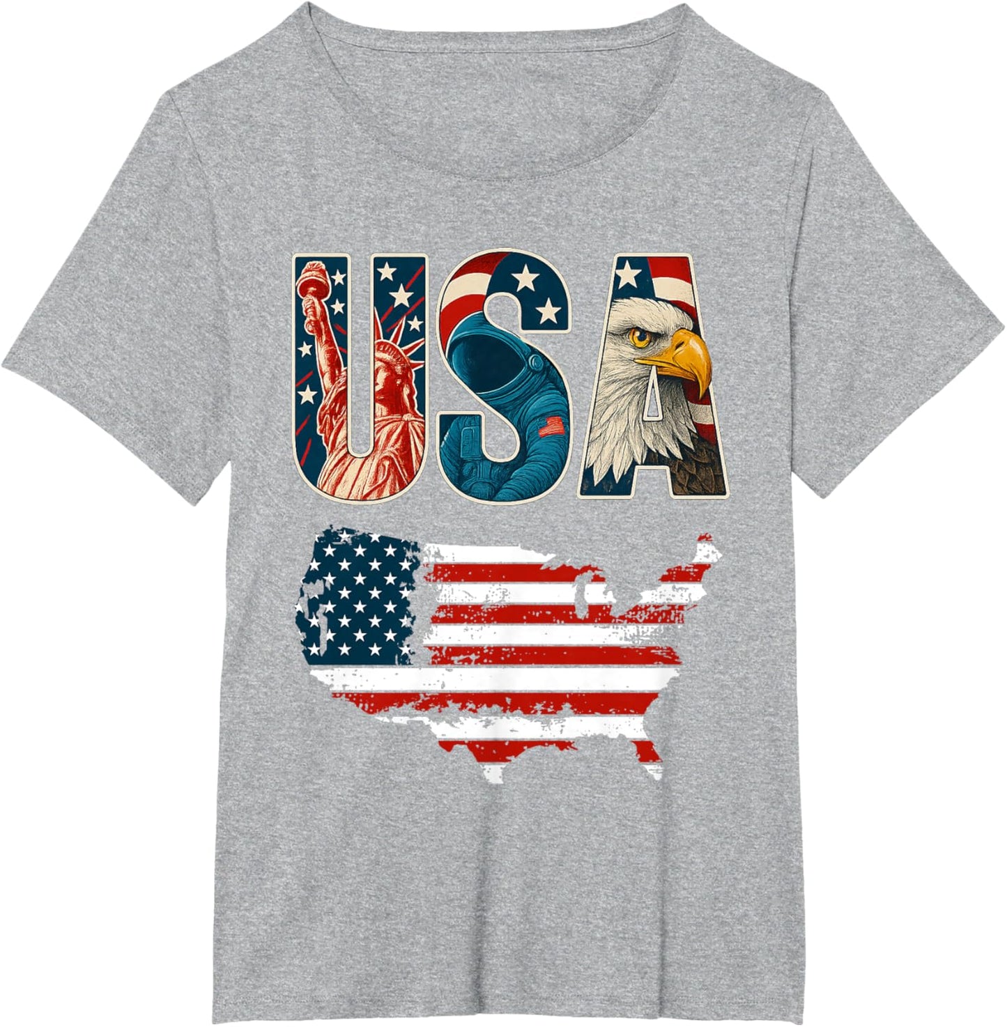 USA US Patriotic 4th of July America Flag Freedom Eagle