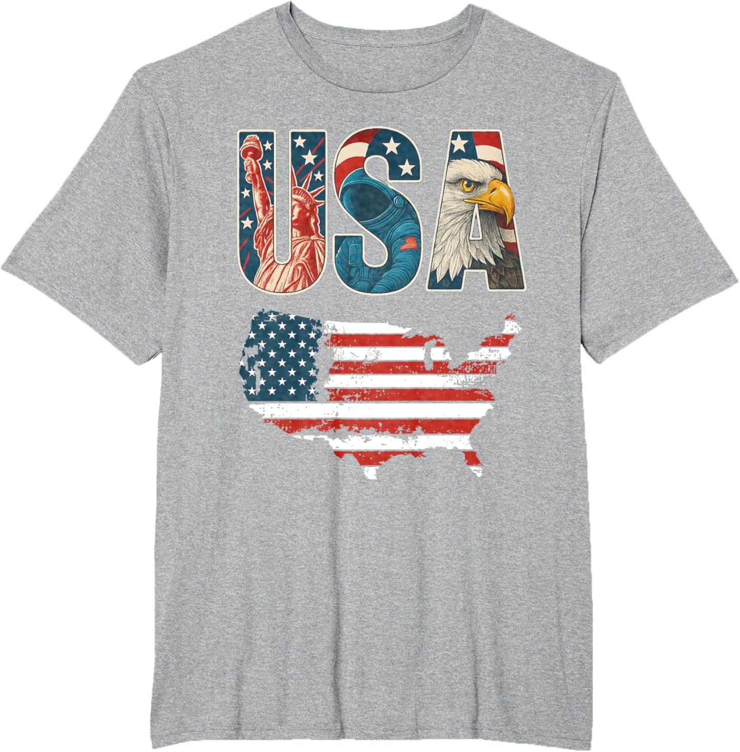 USA US Patriotic 4th of July America Flag Freedom Eagle